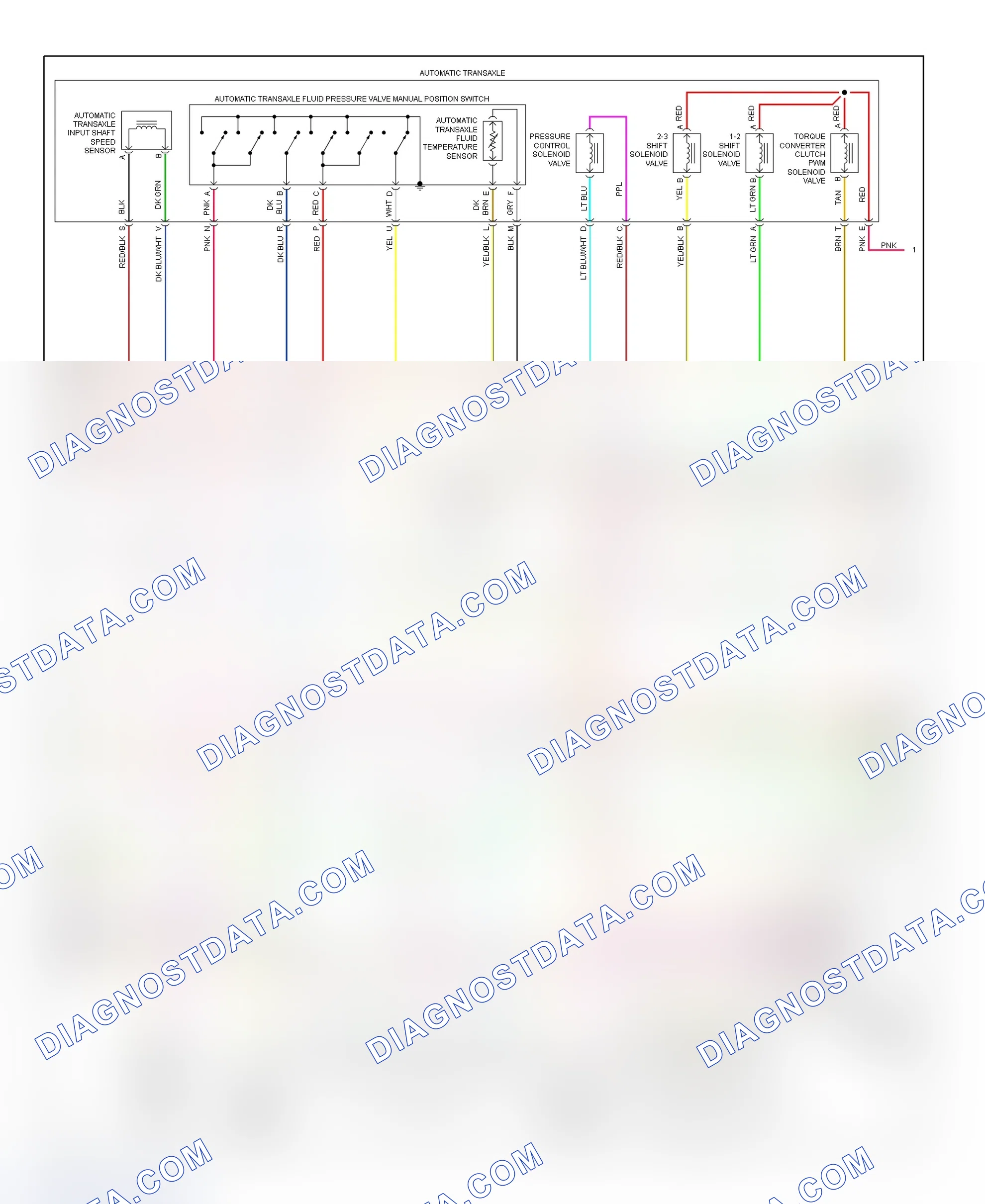 Scheme 44: PCM Wiring Diagram (Cavalier & Sunfire - 2.4L - 2 Of 3)