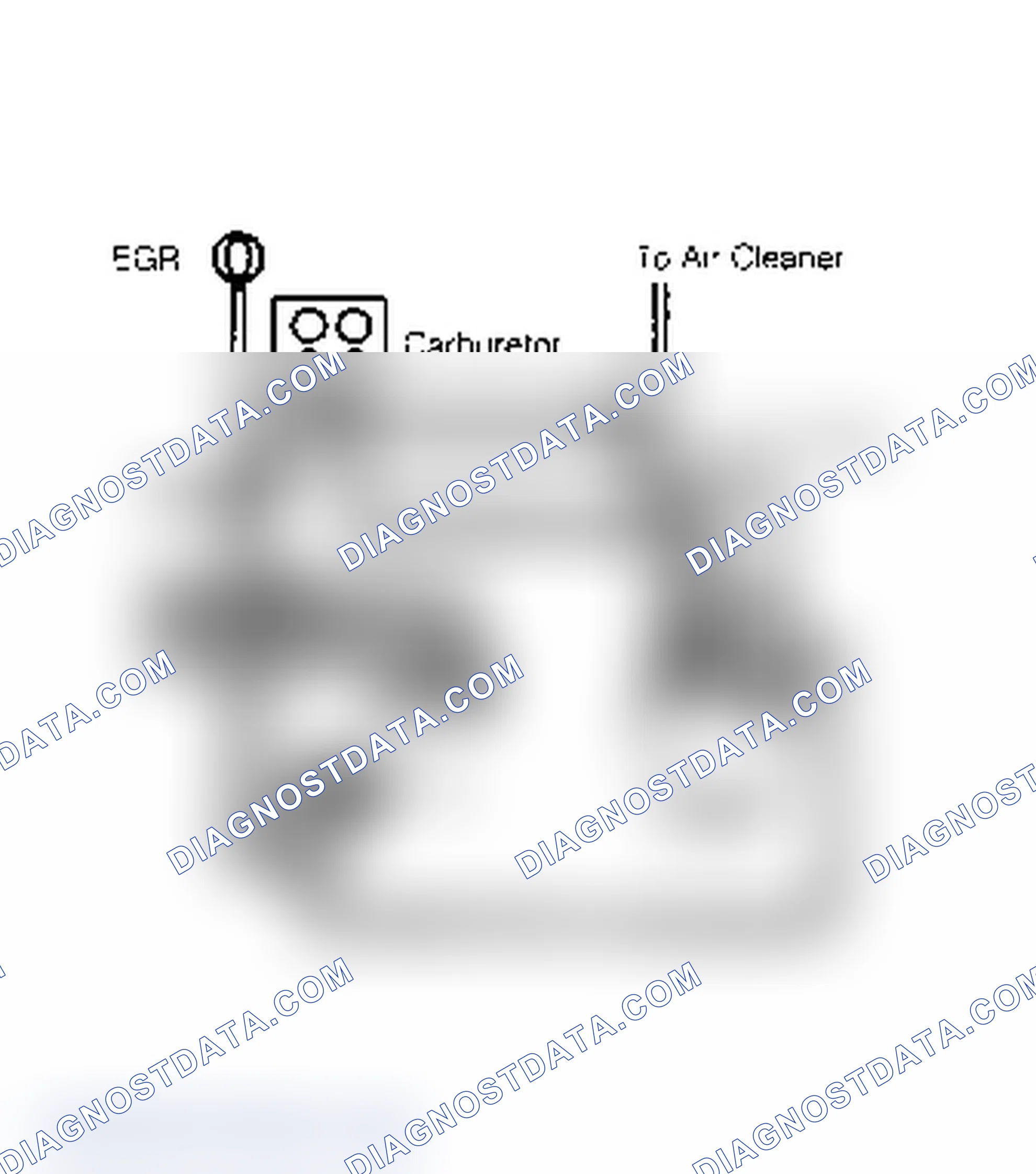 Scheme 78: Vacuum Hose Routing for Single-Canister Evaporative Control System Canister must be lowest point in system.