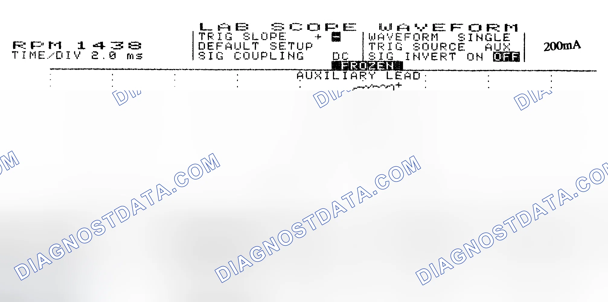 Scheme 15: Single Injector w/Normal Current Flow - Current Pattern