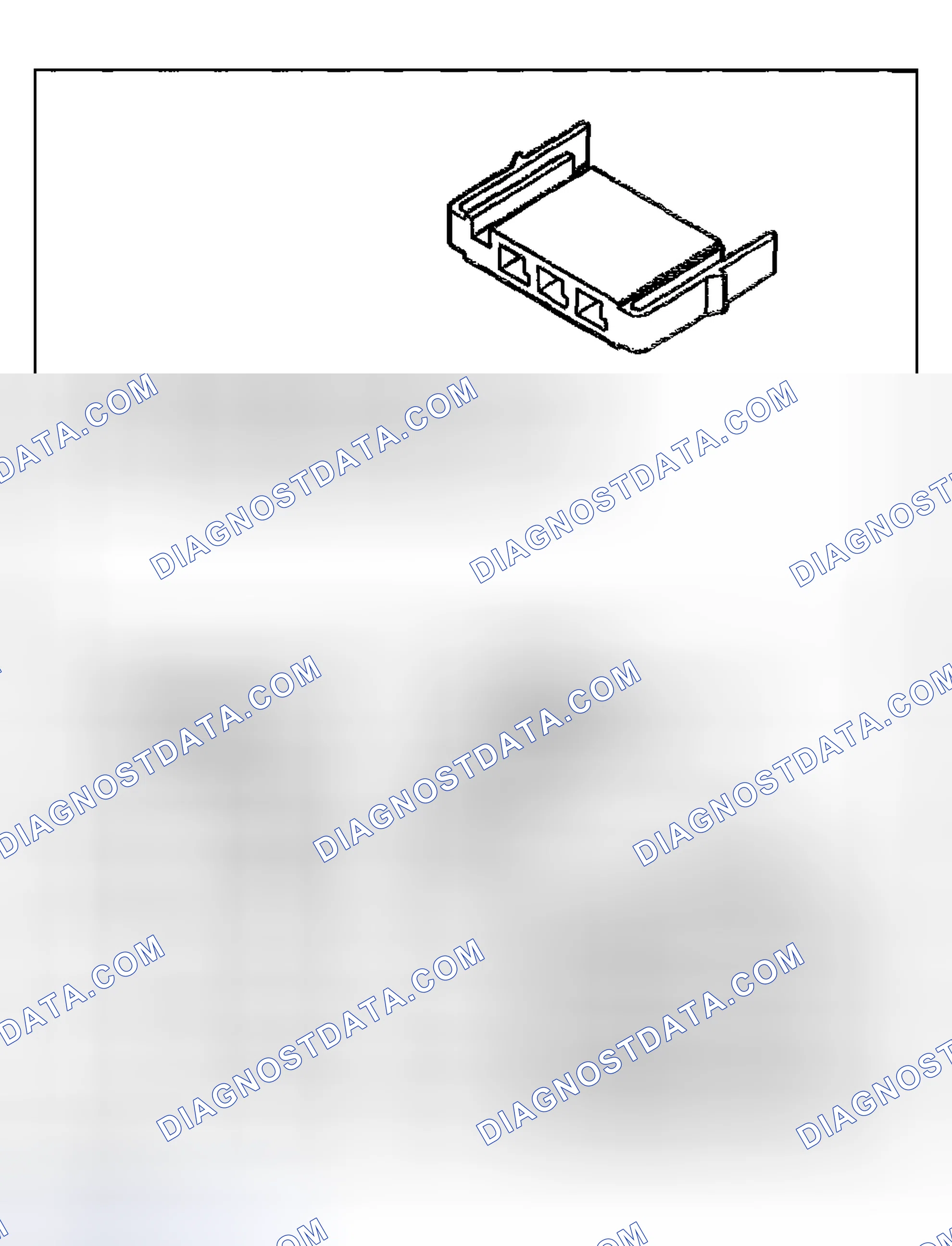 Scheme 822: Automatic Transmission Internal Connector End Views