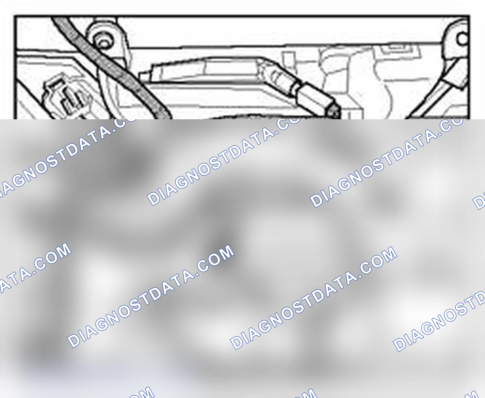 Scheme 332: Interior door lighting strip, removing and installing