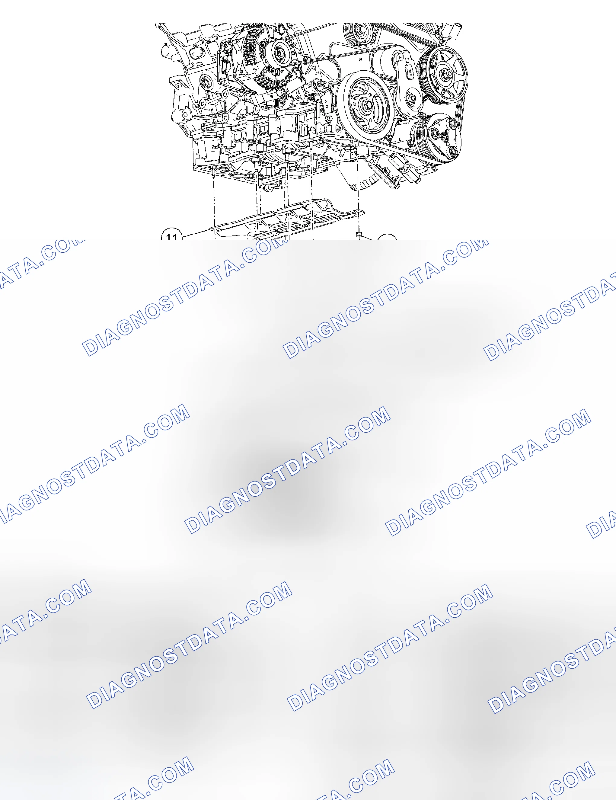 Scheme 251: Engine Lubrication Components - Exploded View