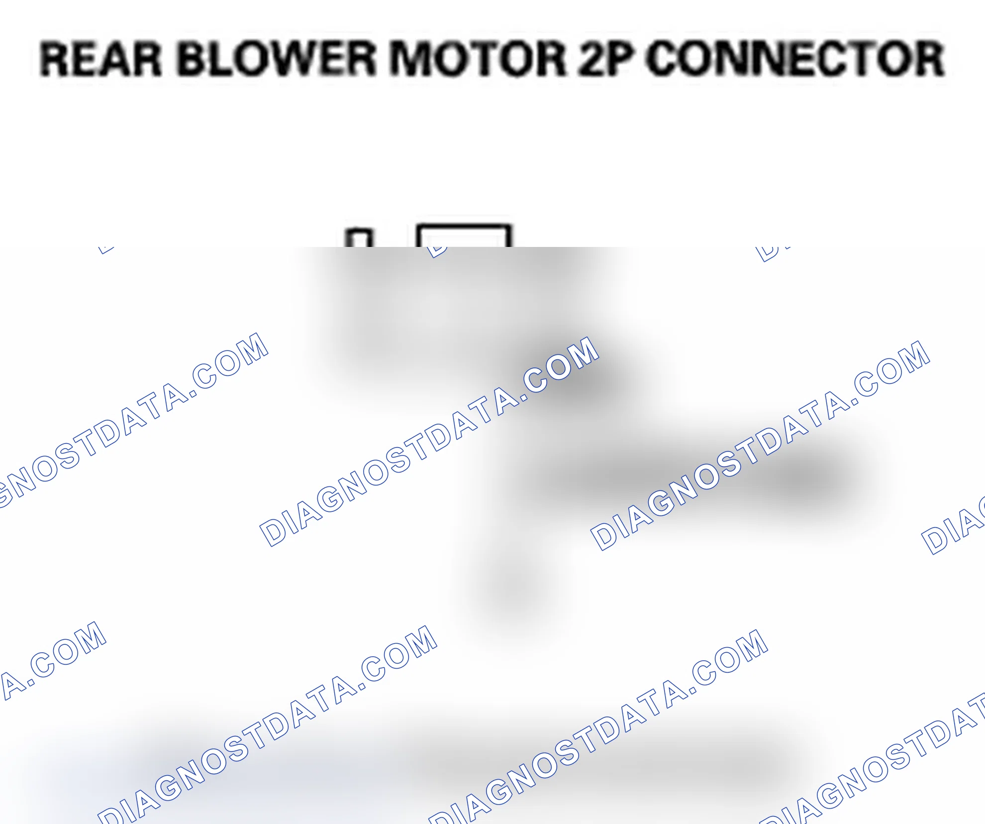 Scheme 34: DTC B1223 or DTC indicator M: A Problem in the Rear Blower Motor Circuit