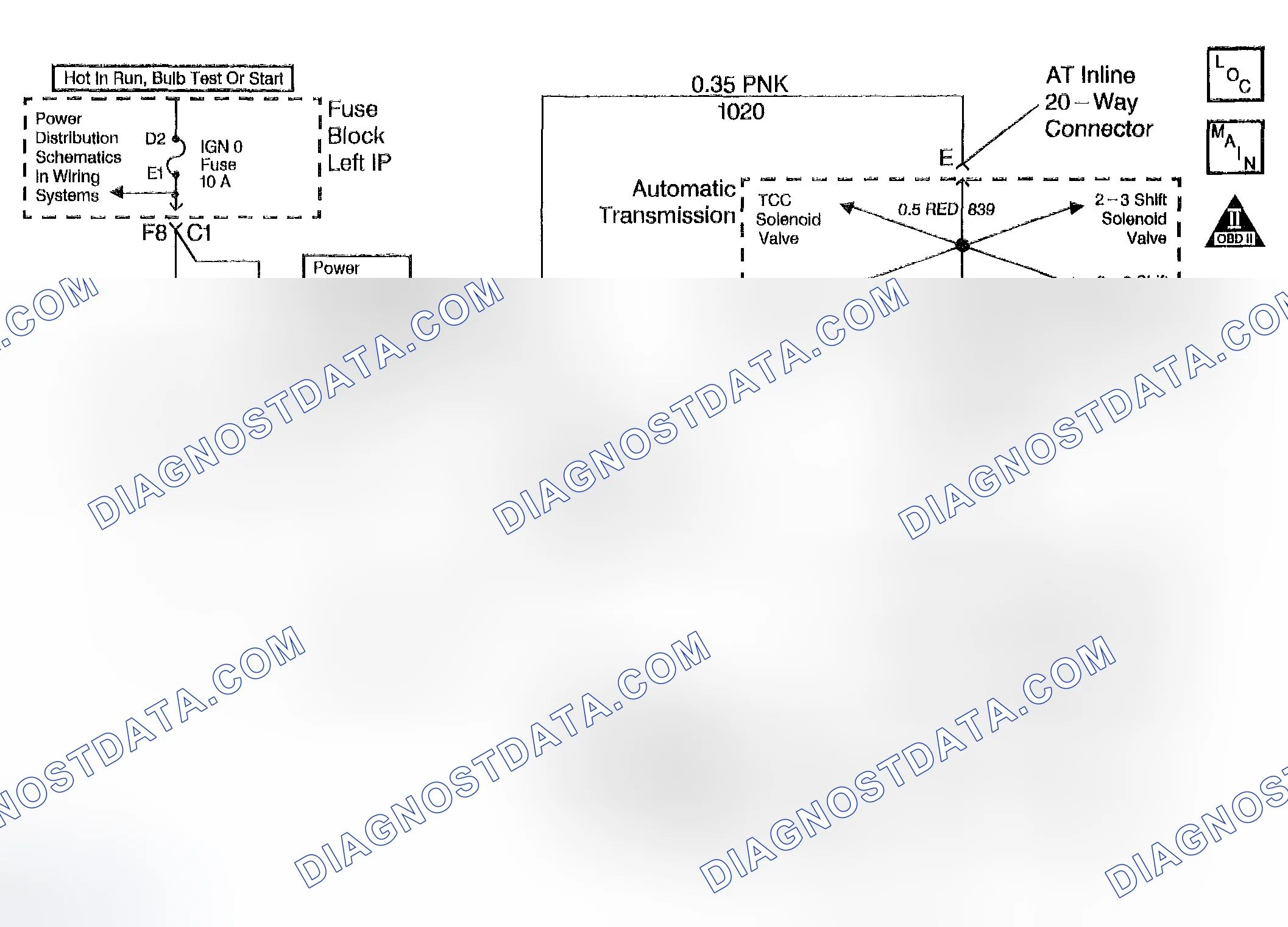 Scheme 477: DTC P0753: Open, Short To Ground Or Short To Power In The 1-2 SS Valve Circuit