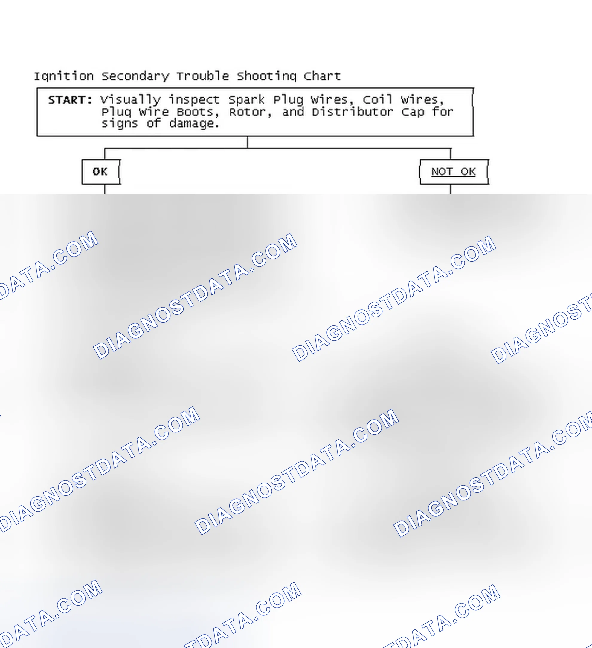 Scheme 1: Ignition Secondary Trouble Shooting Chart