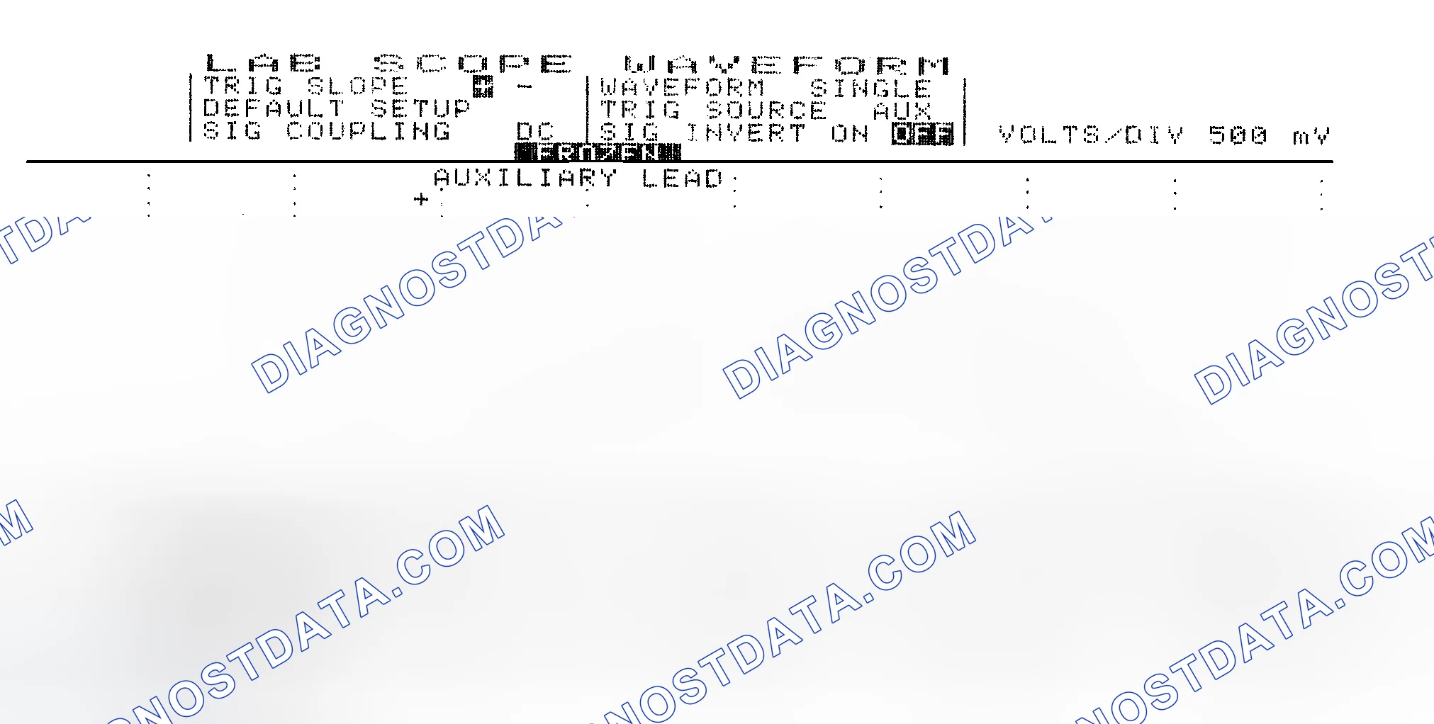 Scheme 14: Single Injector w/Excessive Current Flow - Current Pattern