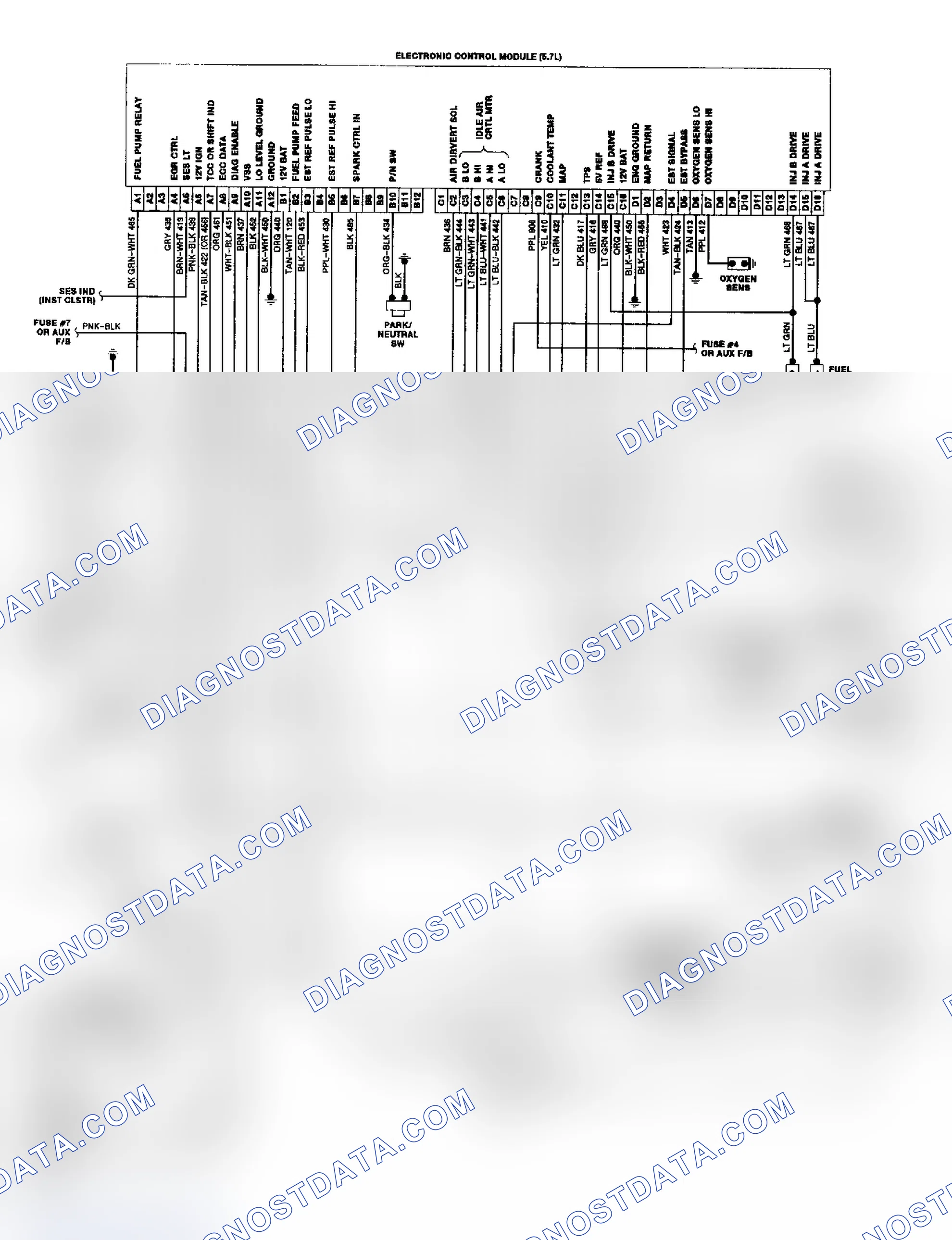 Scheme 33: "P" Series TBI/CCC Wiring Diagram