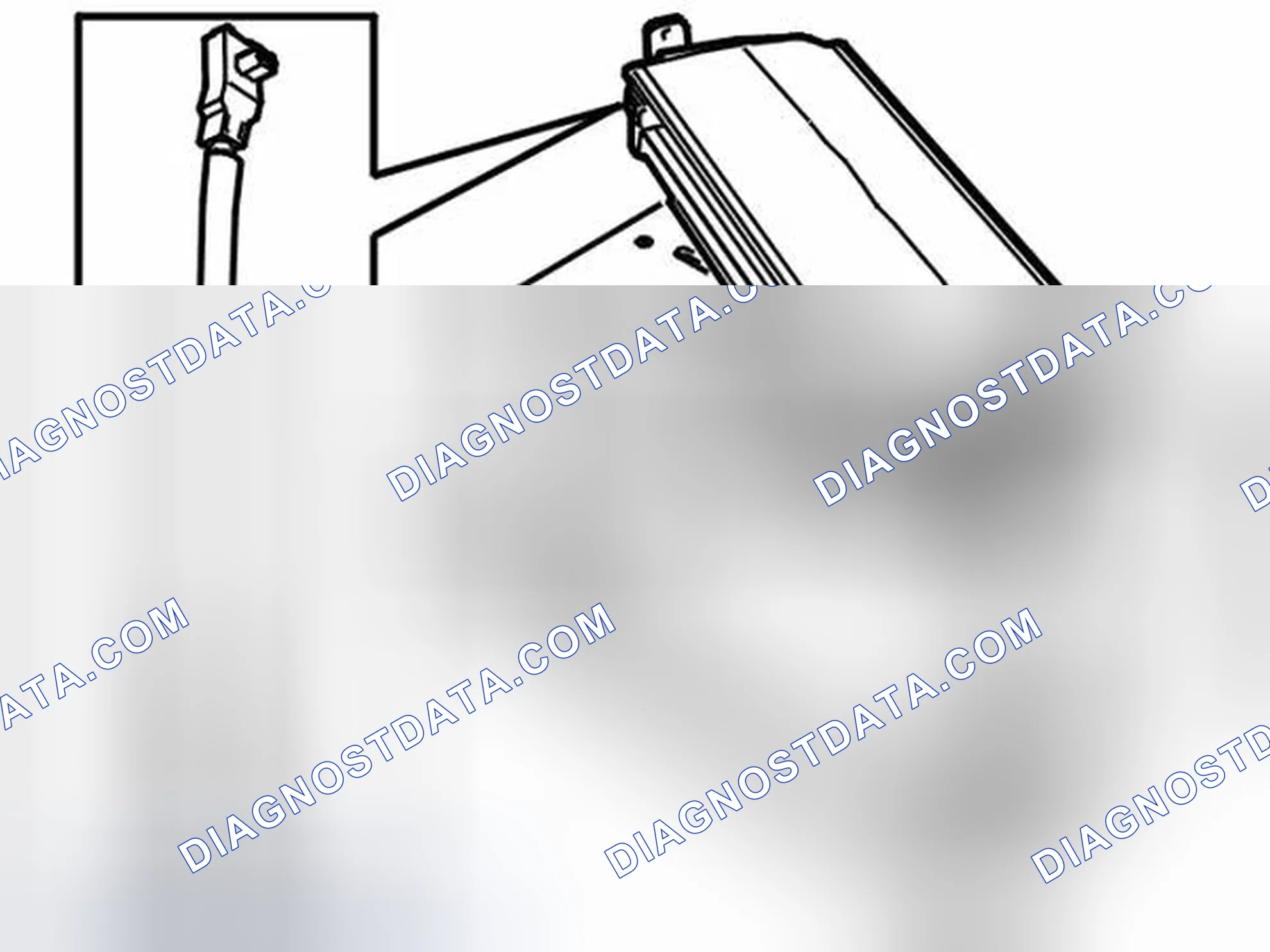Scheme 136: Installation of adapter cable to passenger side airbag (SRS)