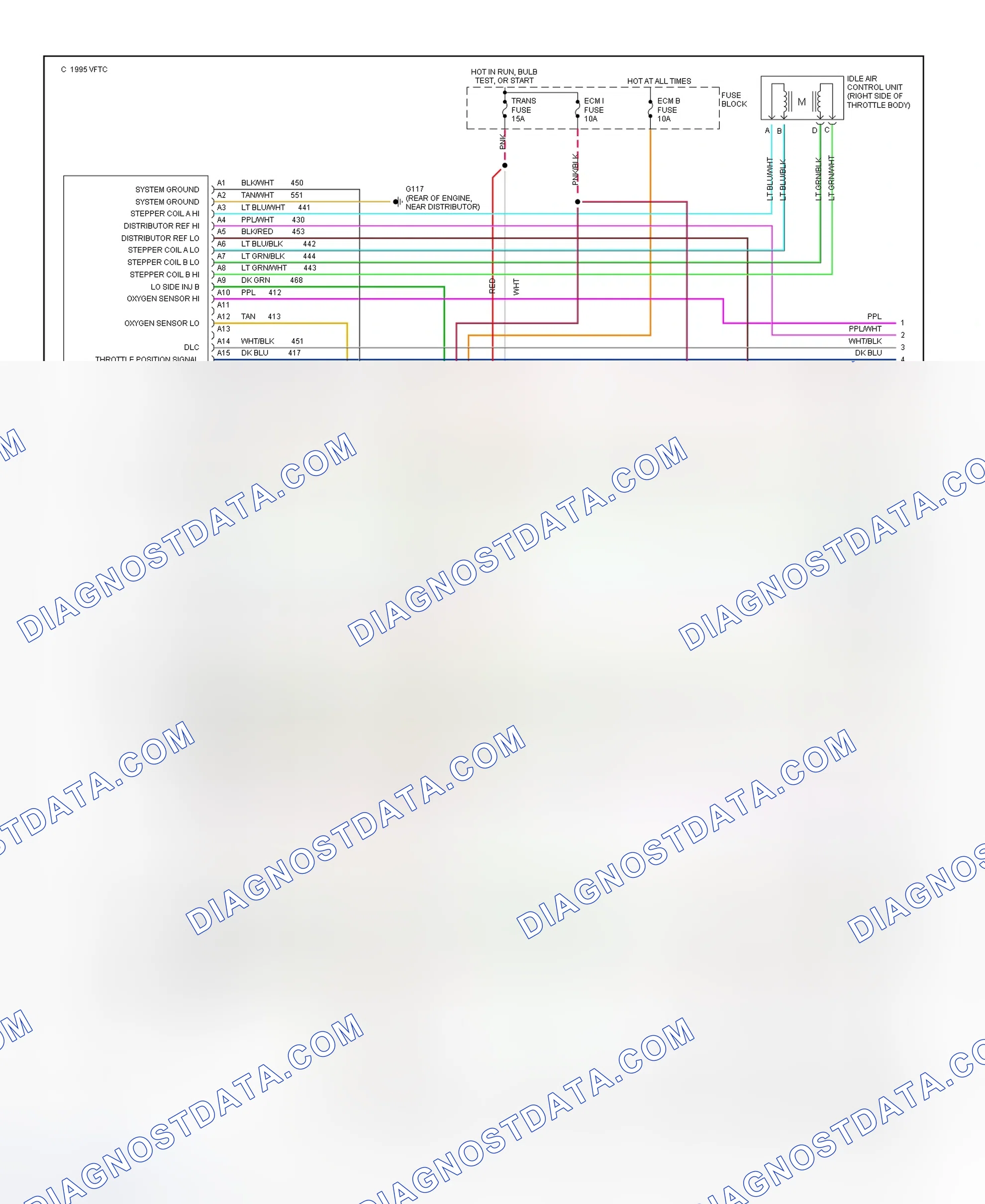 Scheme 261: Wiring Diagram (Van - 5.7L With 4L60-E - 1 Of 3)