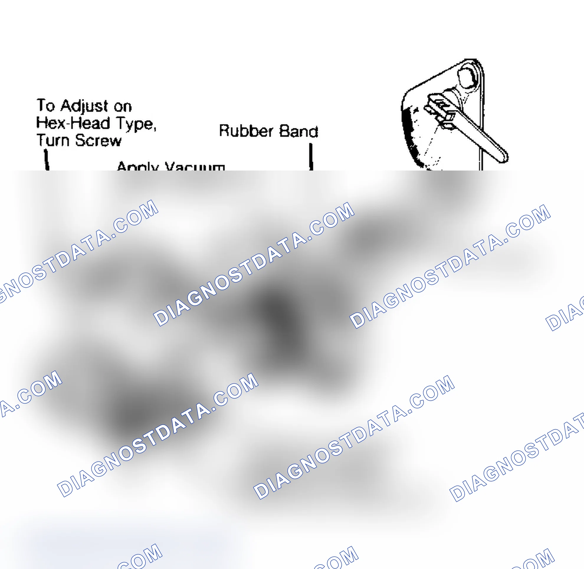 Scheme 59: Secondary (Rear) Vacuum Break Adjustment Turn screw or bend vacuum break rod to adjust.