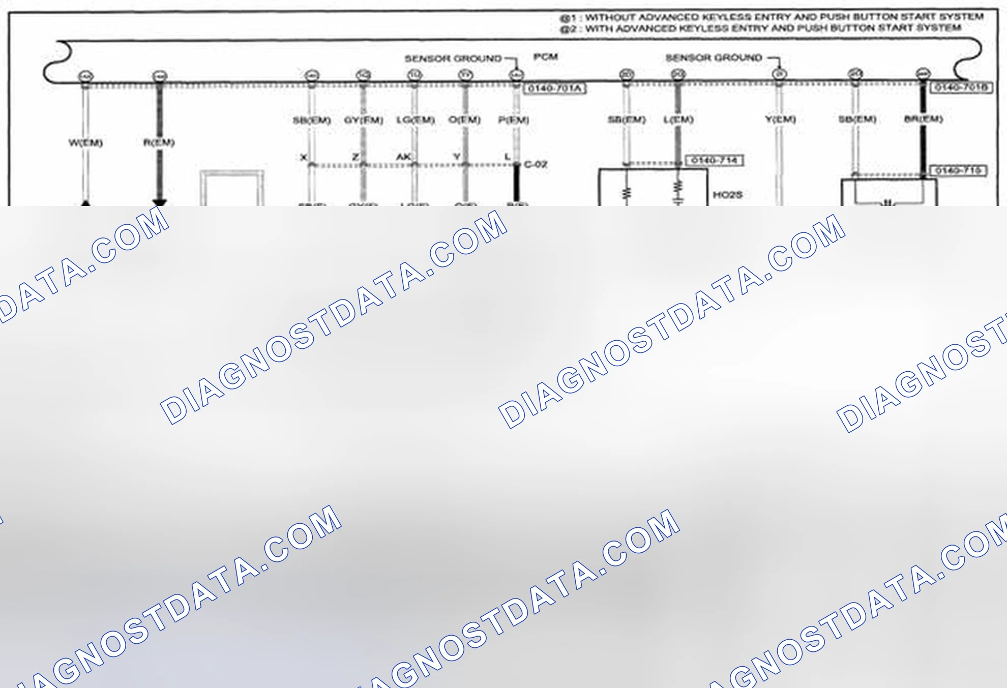 Scheme 148: Control System (MZR 2.3 DISI Turbo) Wiring Diagram - 0140-7e (1 Of 2)