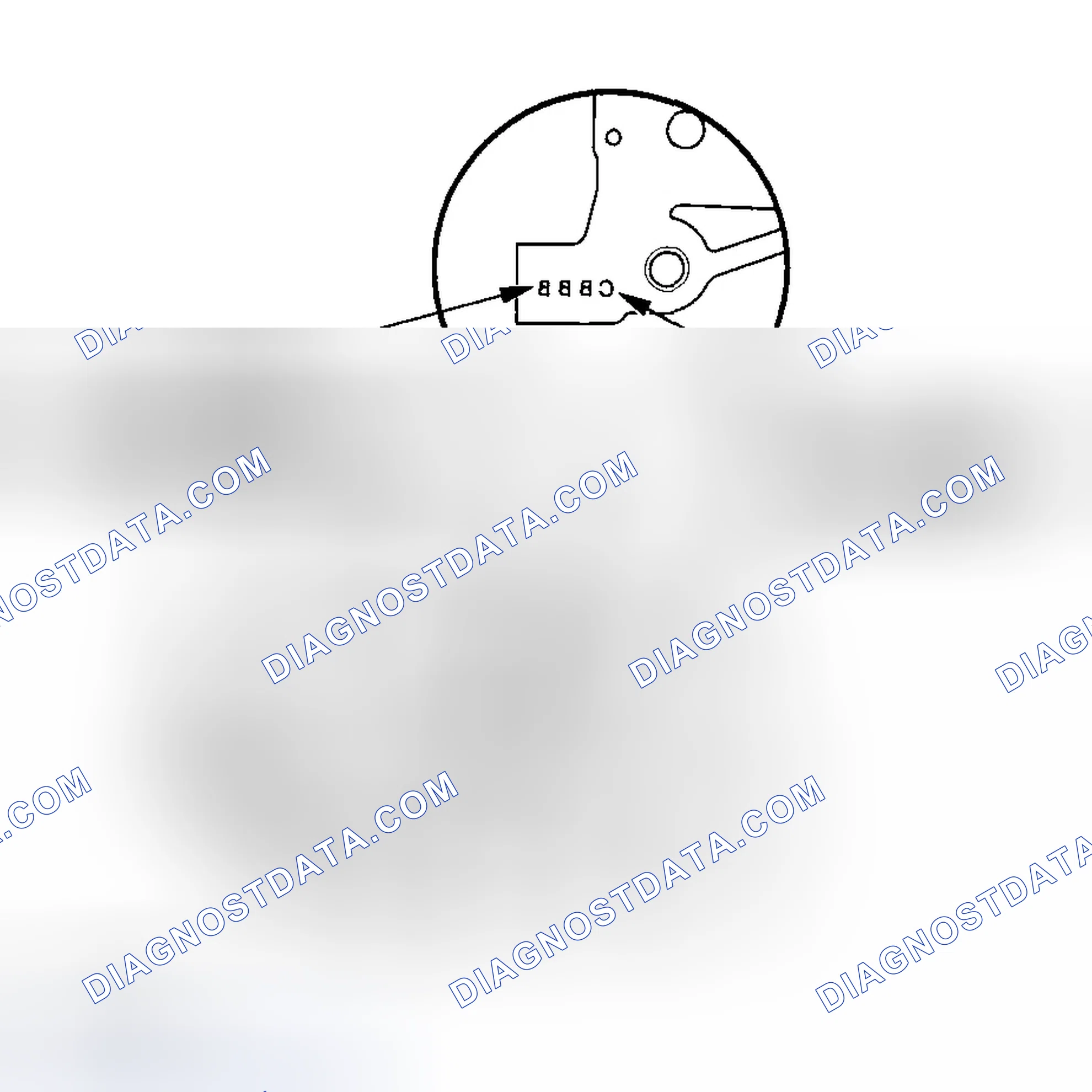 Scheme 522: Crankshaft Bore Code Location