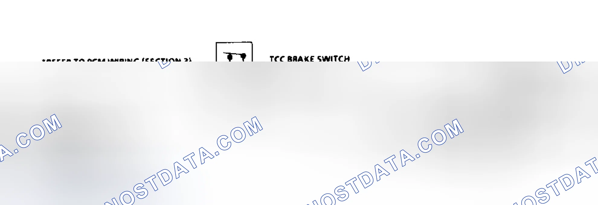 Scheme 284: Codes 37/38 Schematic ("C" & "K" Series) TCC Brake Switch On/Off