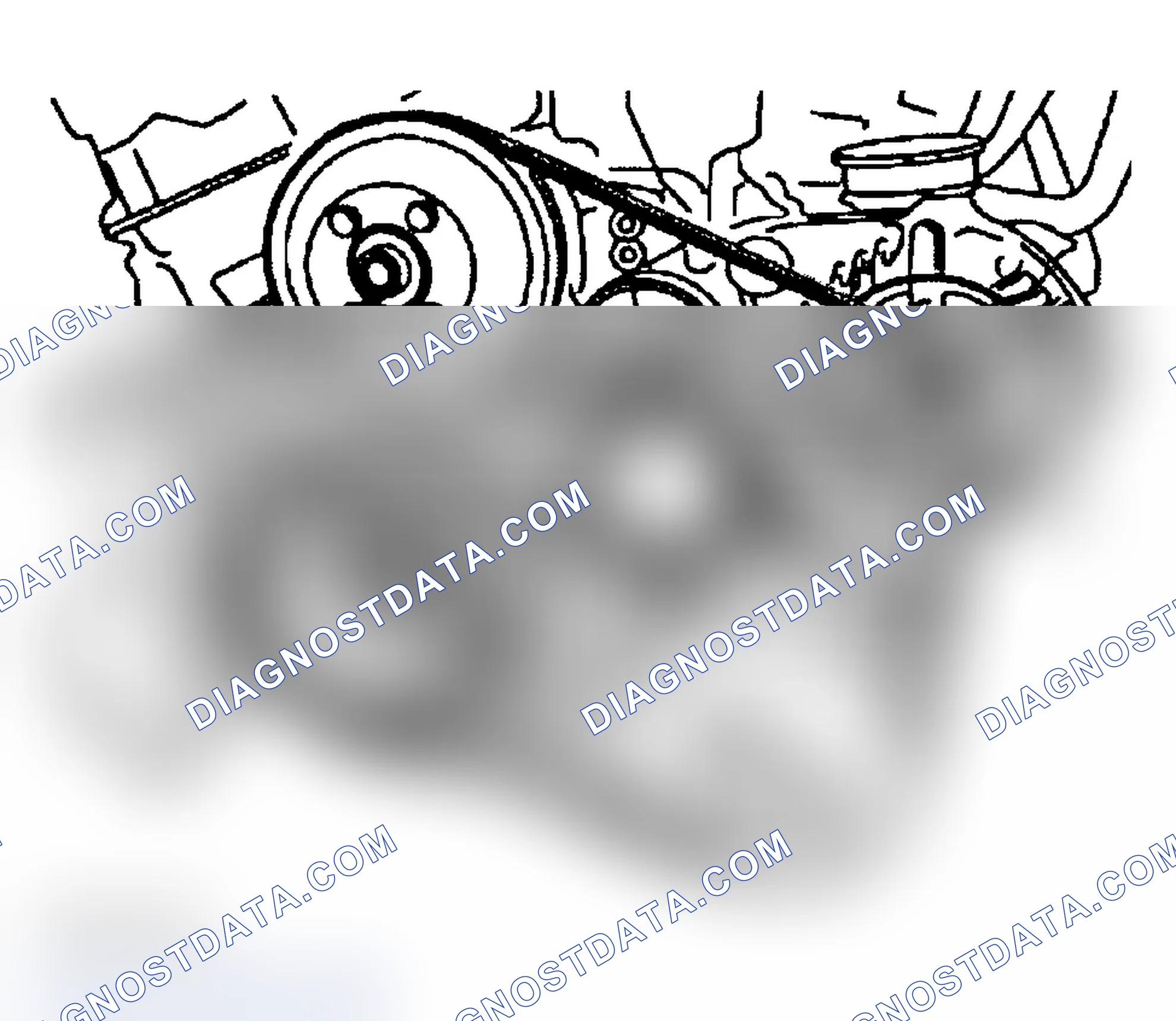 Scheme 4: Drive Belt Routing (M52, M54 & S52)
