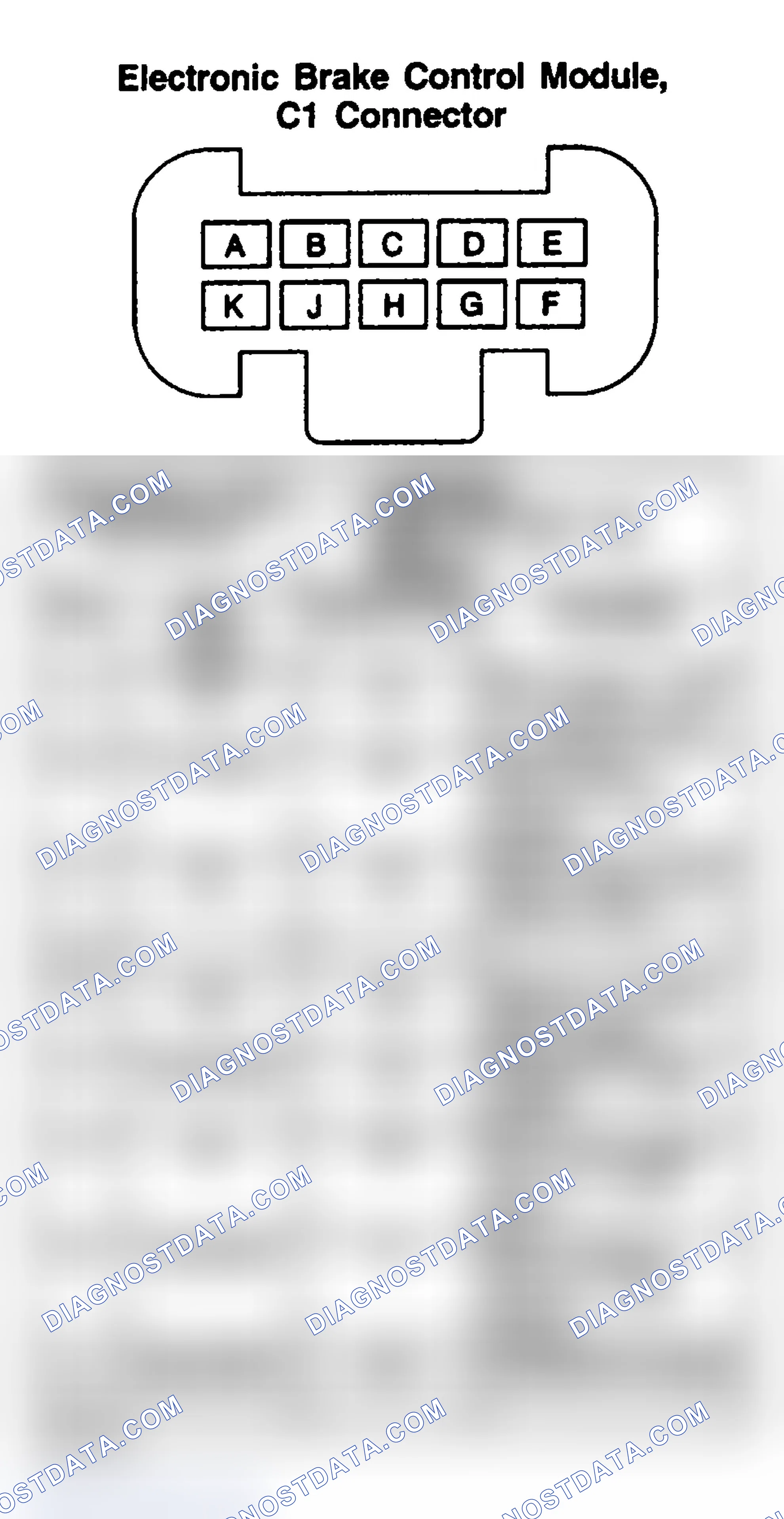 Scheme 143: ELECTRONIC BRAKE CONTROL MODULE (C1)