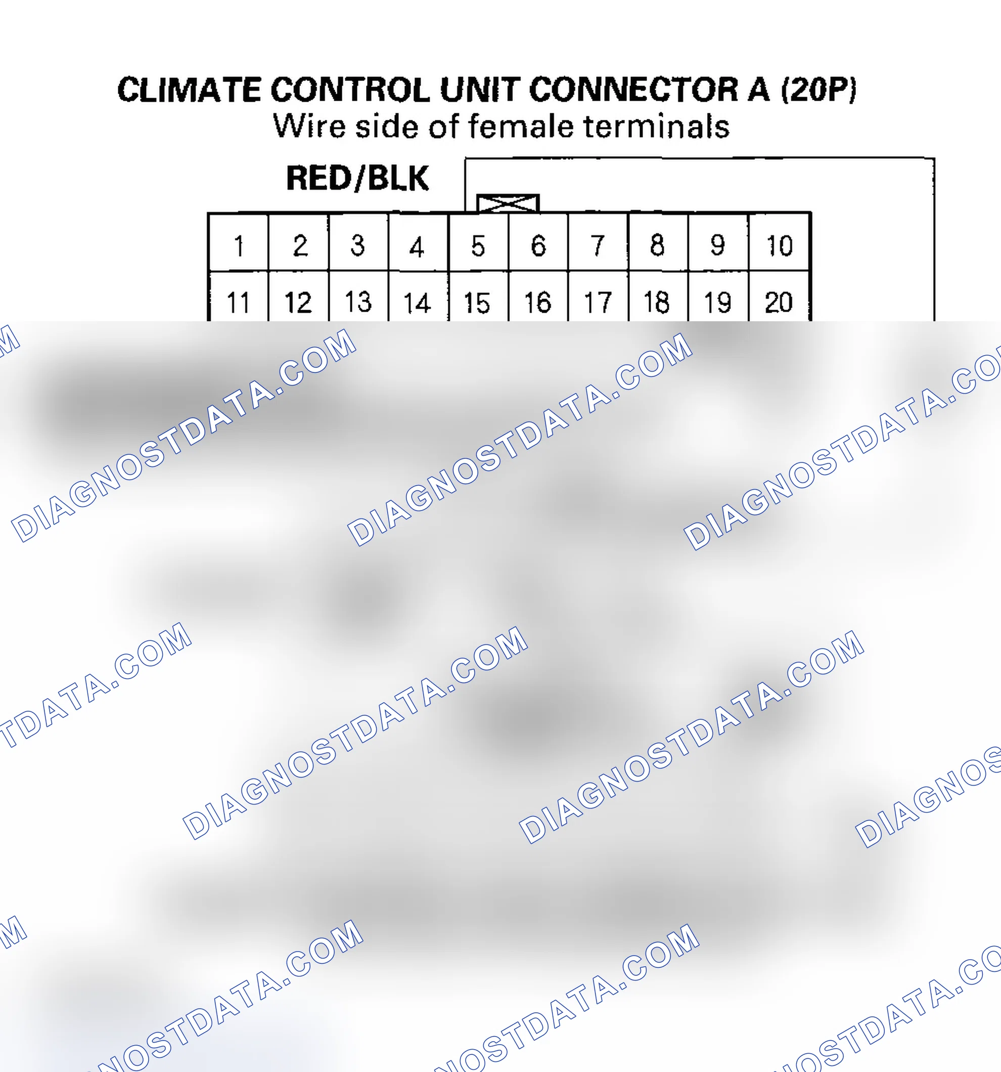 Scheme 45: DTC B1236 or DTC indicator L: An Open in the Passenger's Air Mix Control Motor Circuit