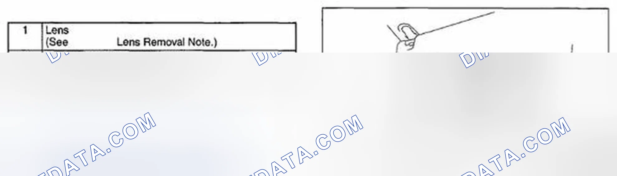 Scheme 79: VANITY MIRROR ILLUMINATION BULB REMOVAL/INSTALLATION