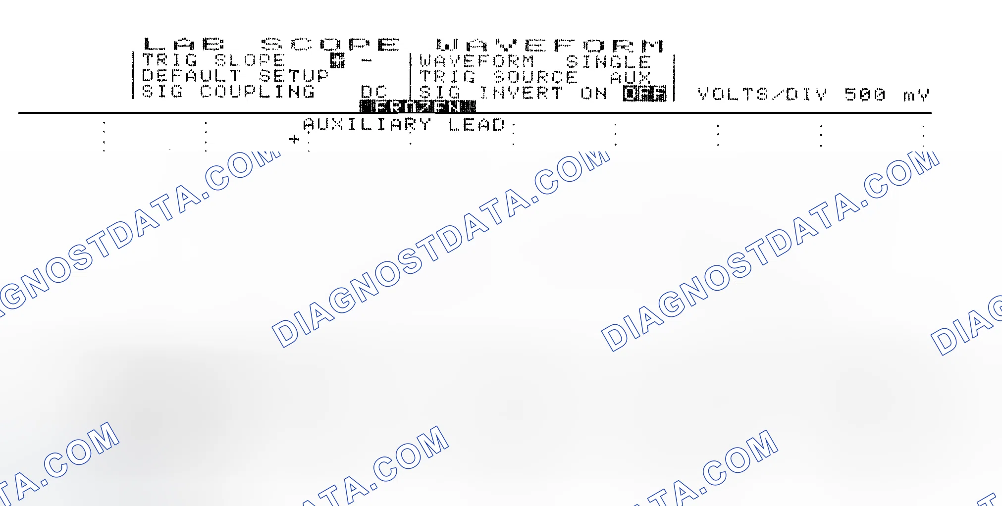 Scheme 14: Single Injector w/Excessive Current Flow - Current Pattern