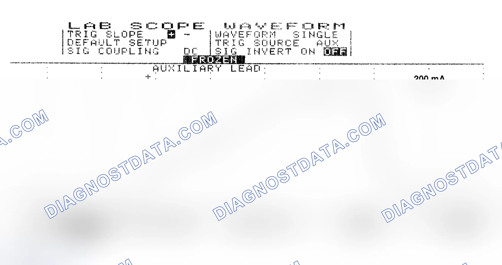 Scheme 13: Single Injector w/Normal Current Flow - Current Pattern