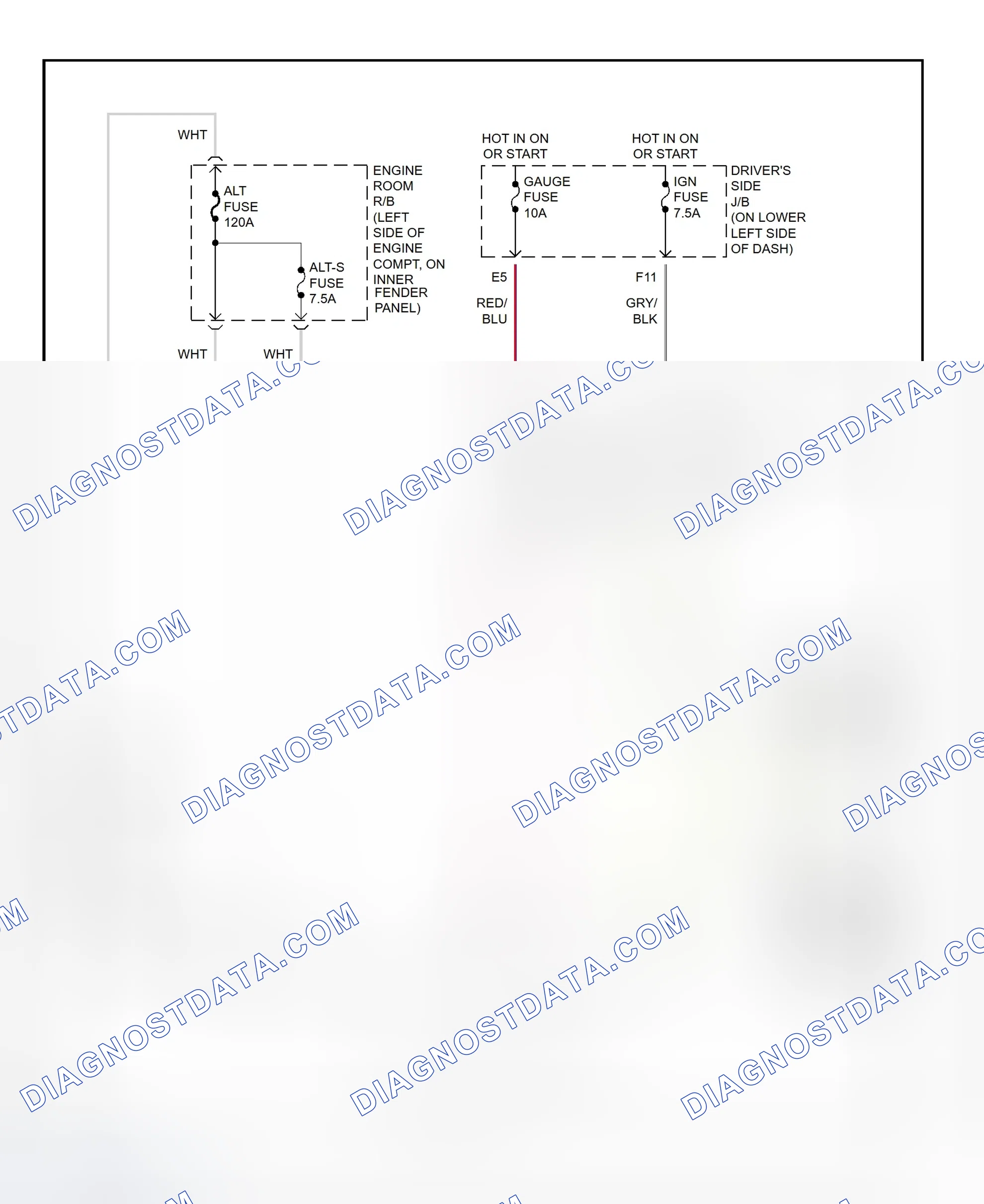 Scheme 15: Charging System Wiring Diagram (4Runner)