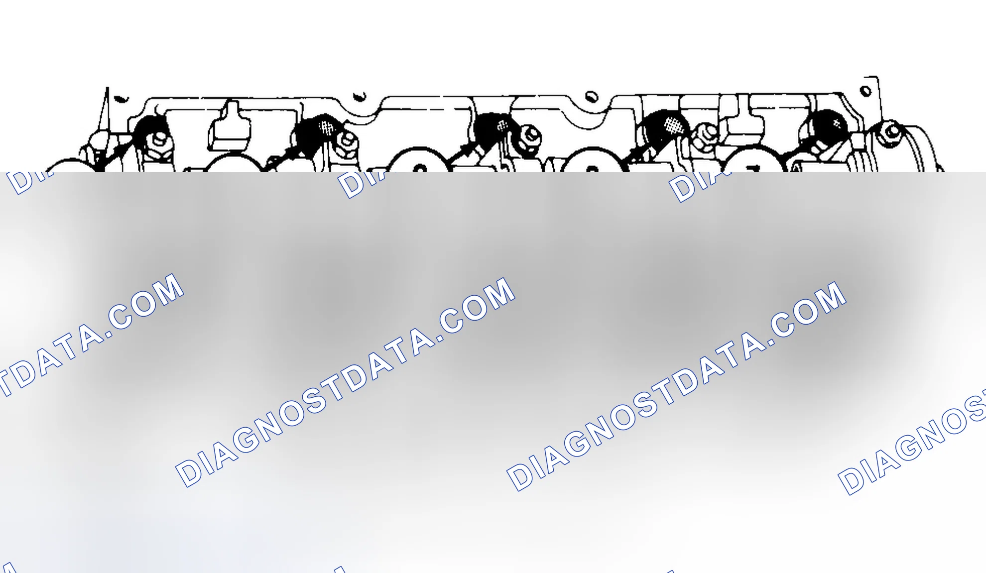 Scheme 7: Typical Cylinder Head Tightening or Loosening Sequence
