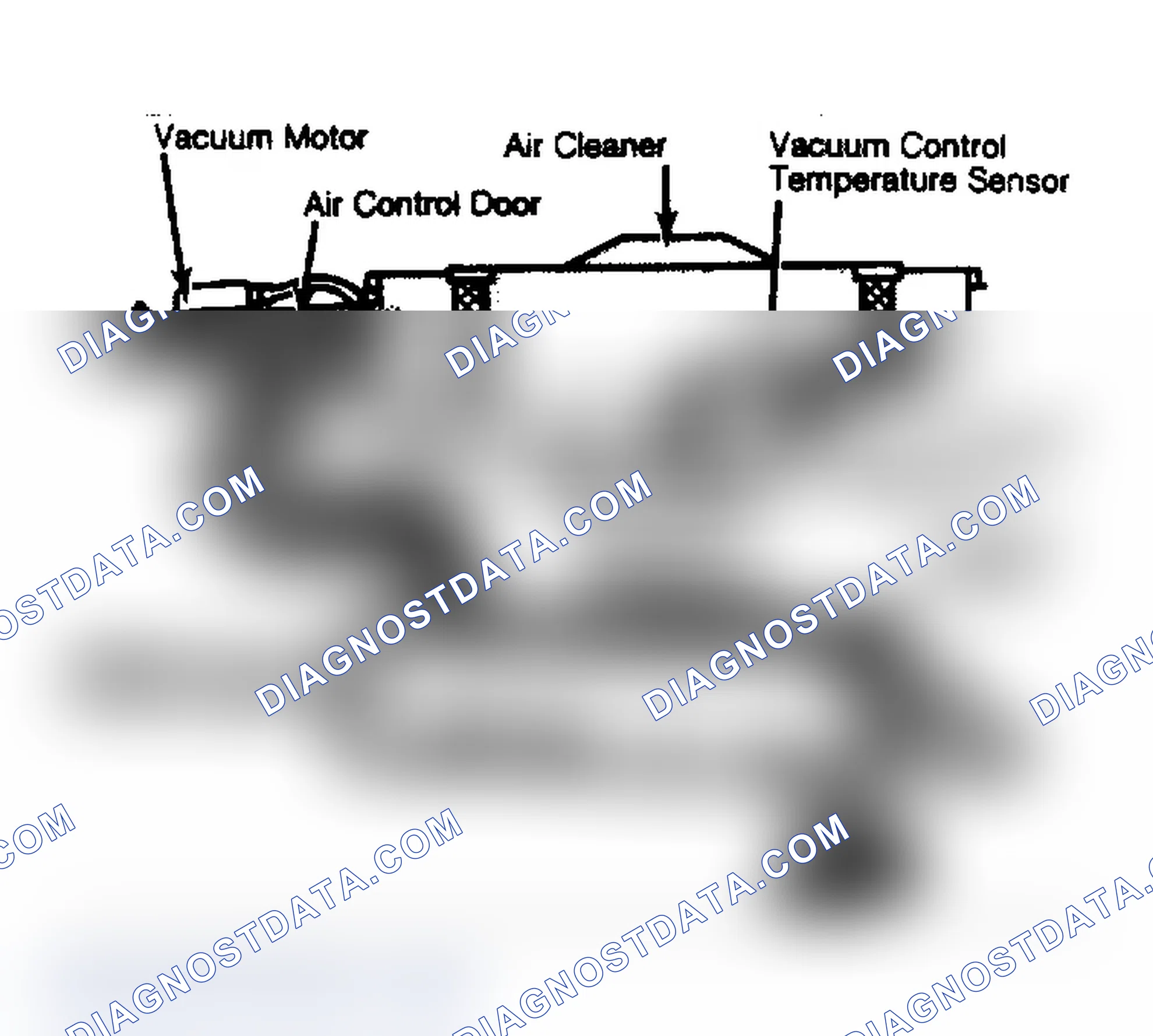 Scheme 36: Thermostatic Air Cleaner Assembly Showing Air Flow into Carburetor