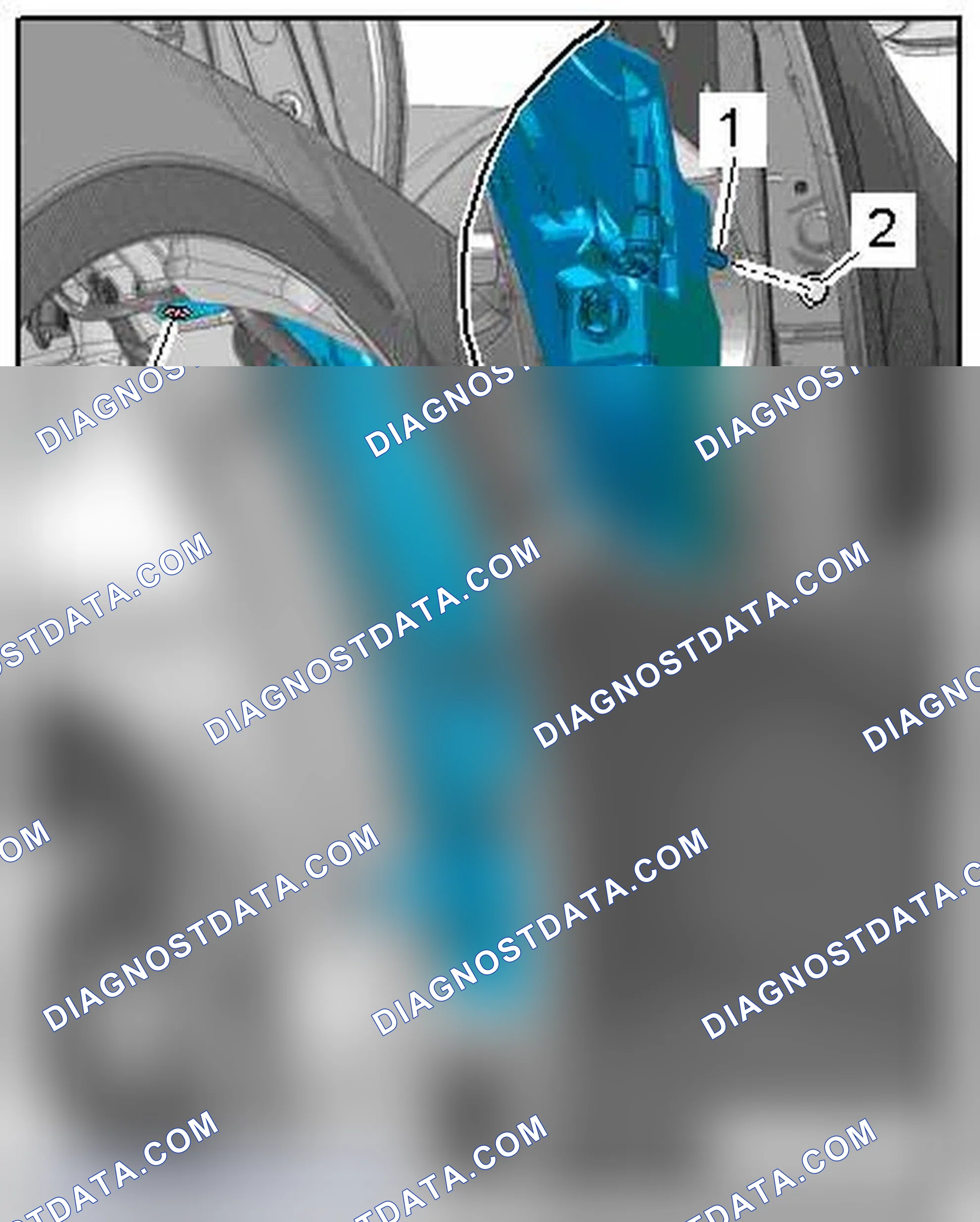 Scheme 17: WASHER FLUID RESERVOIR, TIGHTENING SPECIFICATIONS AND SEQUENCE