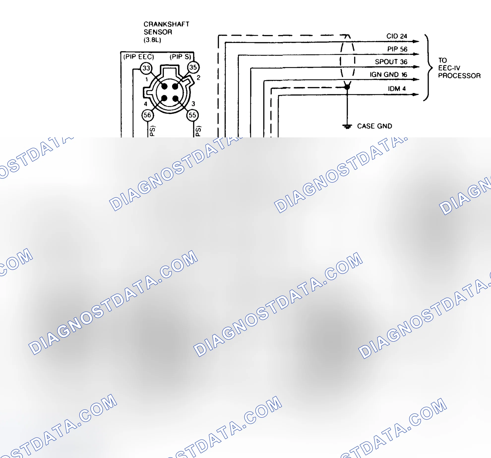 Scheme 165: DIS System Wiring Diagram (3.8L SC)