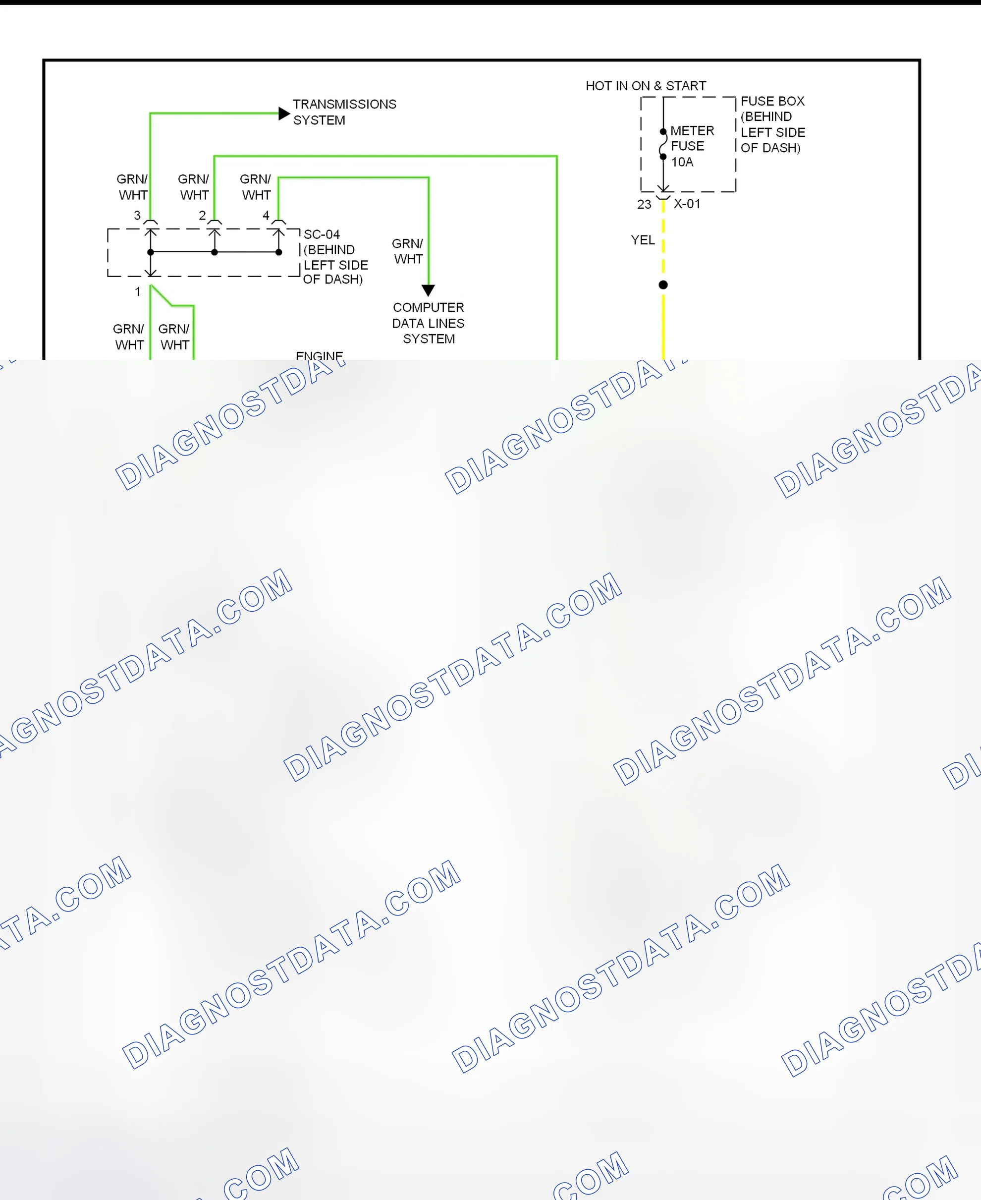 Scheme 3: Charging System Wiring Diagram (Rio)
