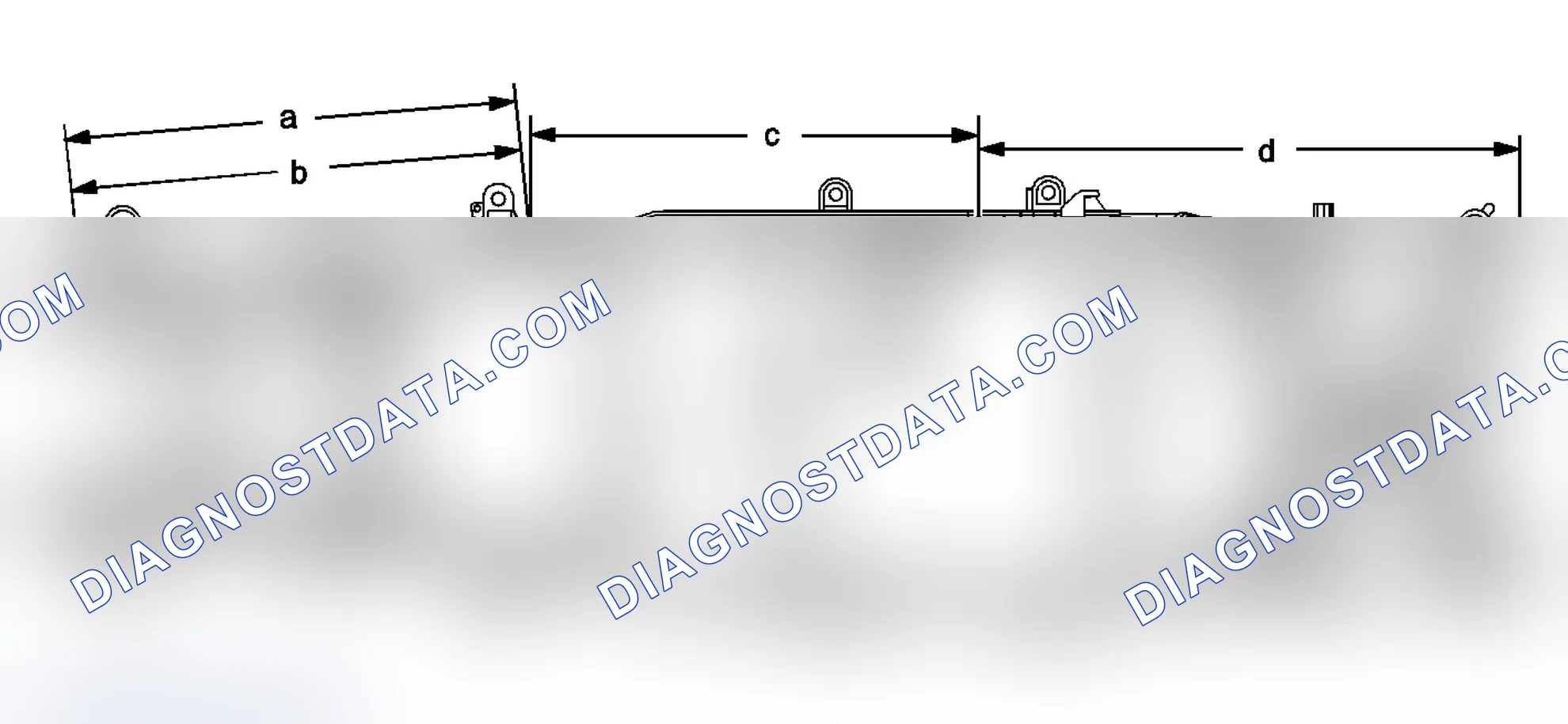 Scheme 3: Dimensions - Frame (1500 Tahoe/Yukon/Escalade 2WD/4WD)