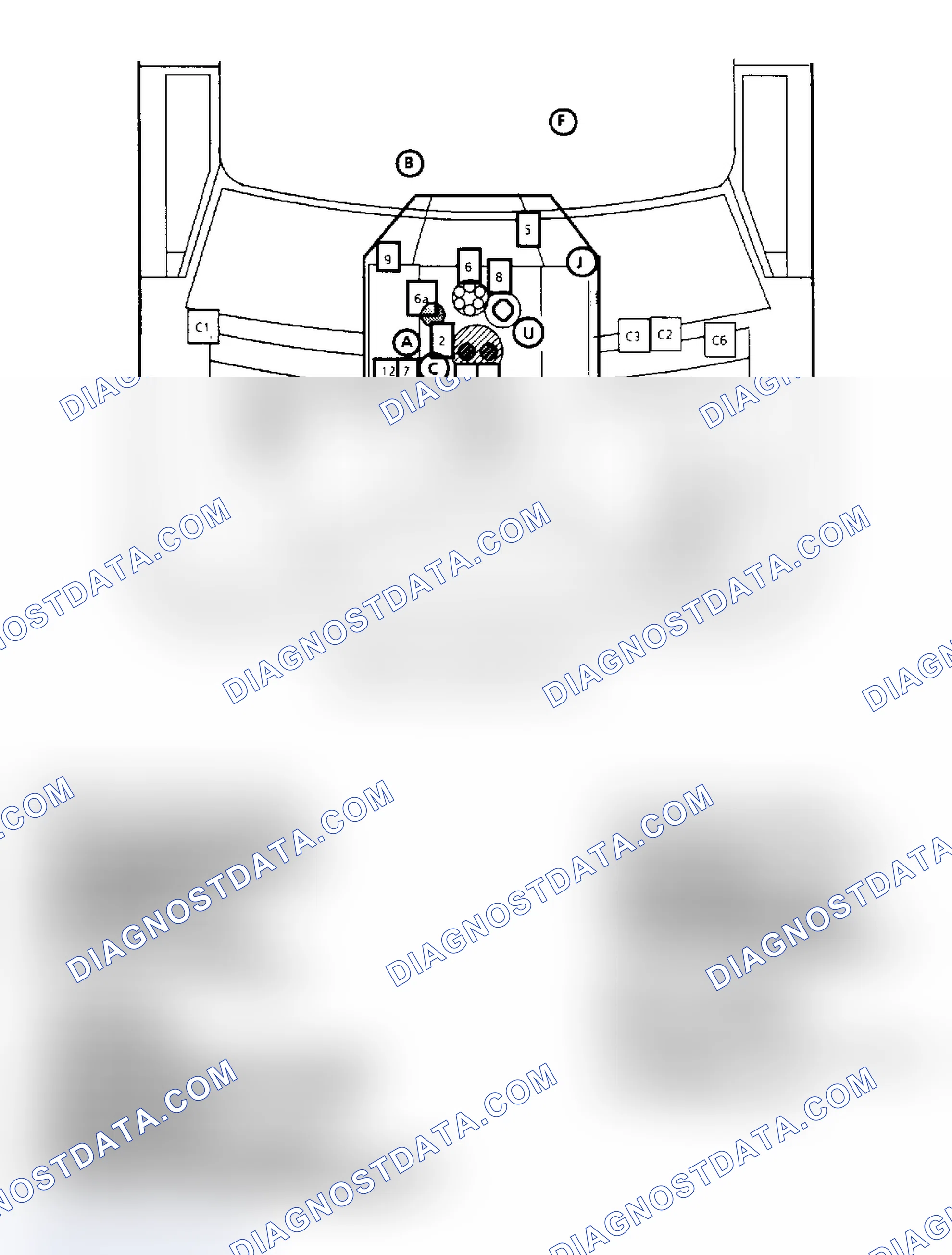 Scheme 142: Component Locations for Astro & Safari 4.3L