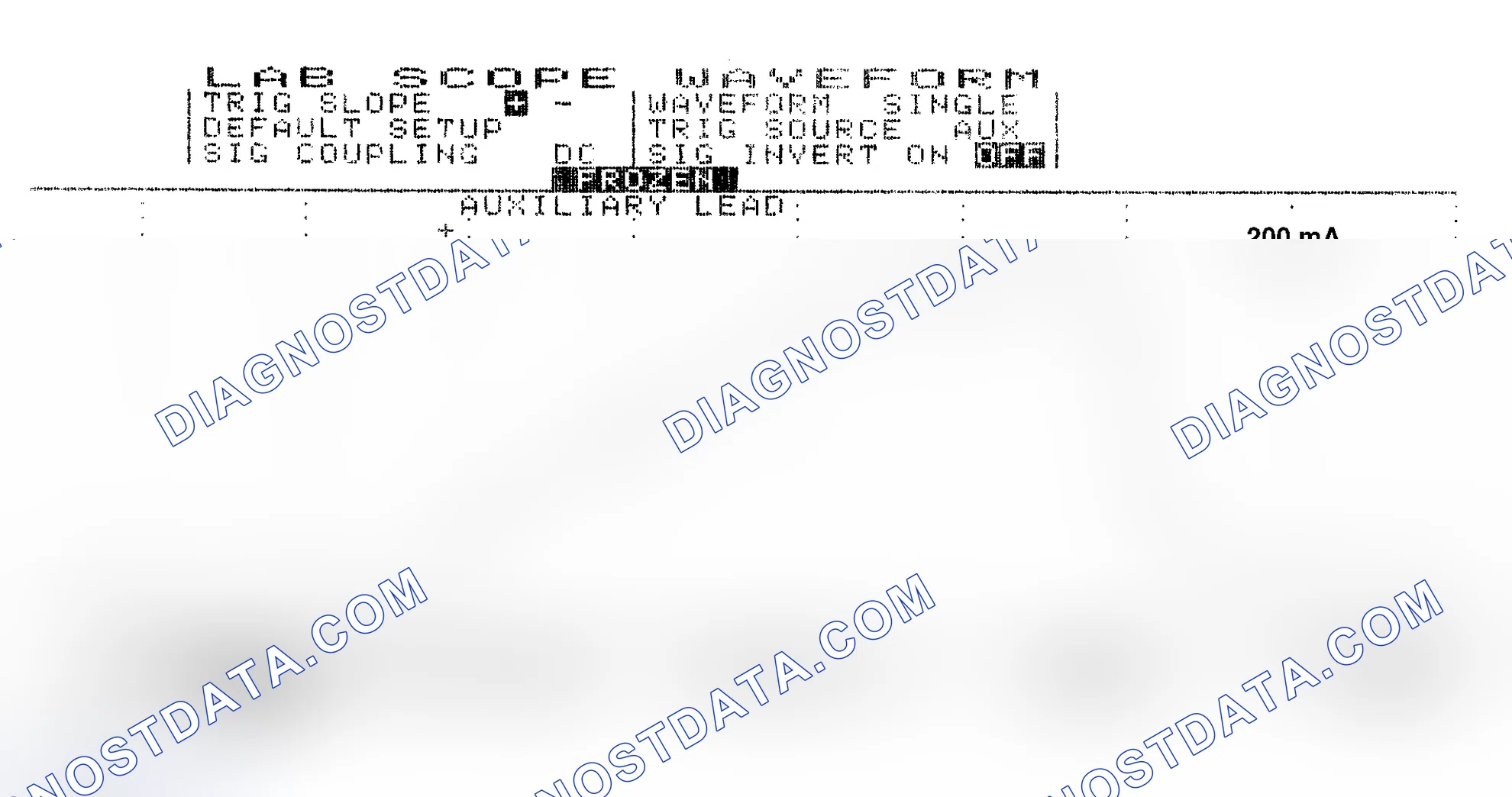 Scheme 13: Single Injector w/Normal Current Flow - Current Pattern
