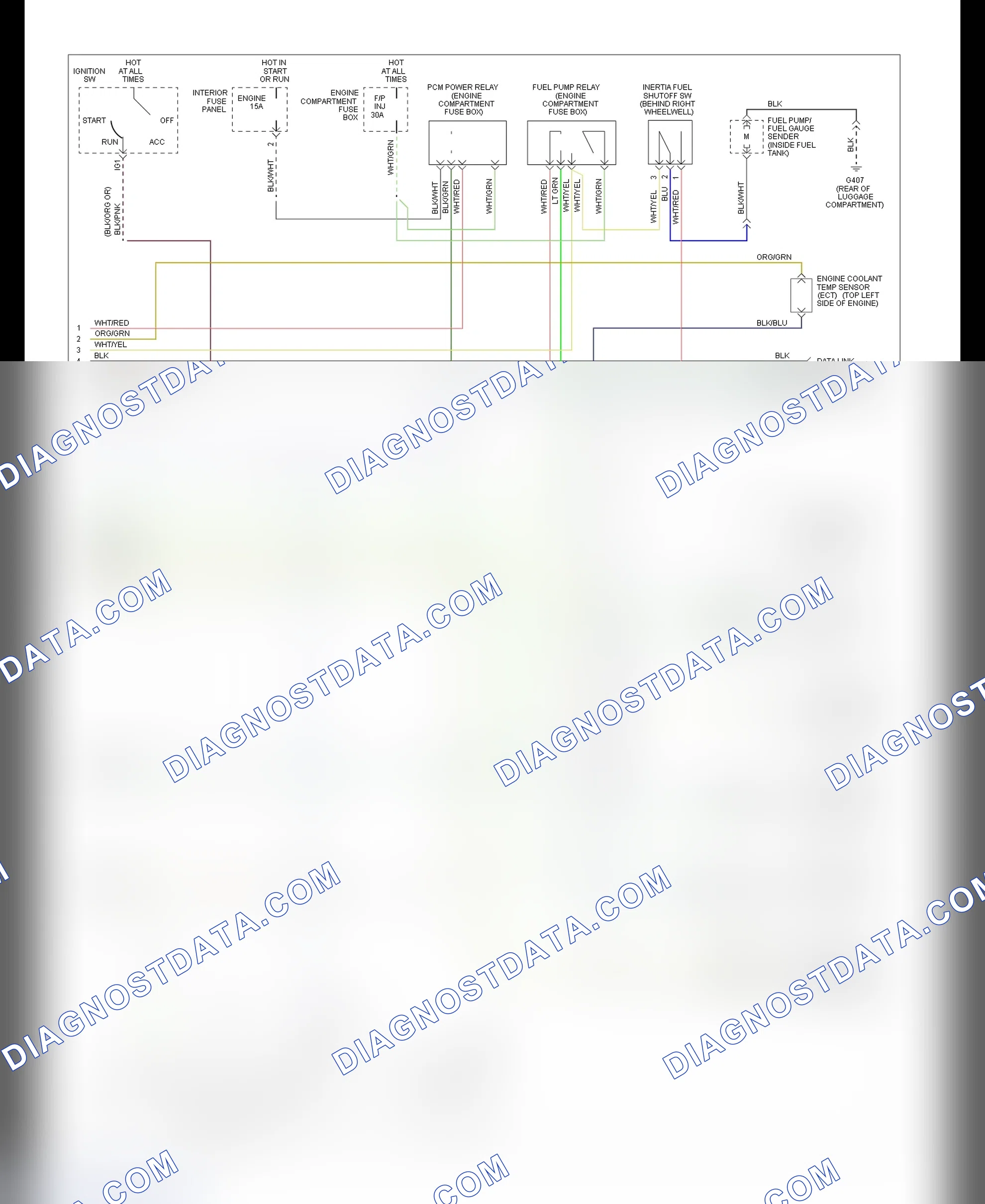 Scheme 44: EEC-IV Wiring Diagram (Probe 2.0L M/T California - 2 Of 2)