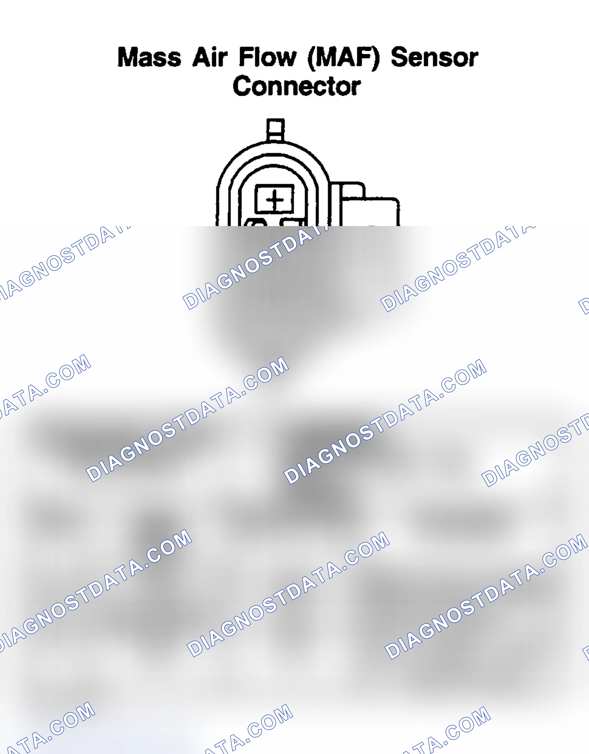 Scheme 202: MASS AIR FLOW (MAF) SENSOR