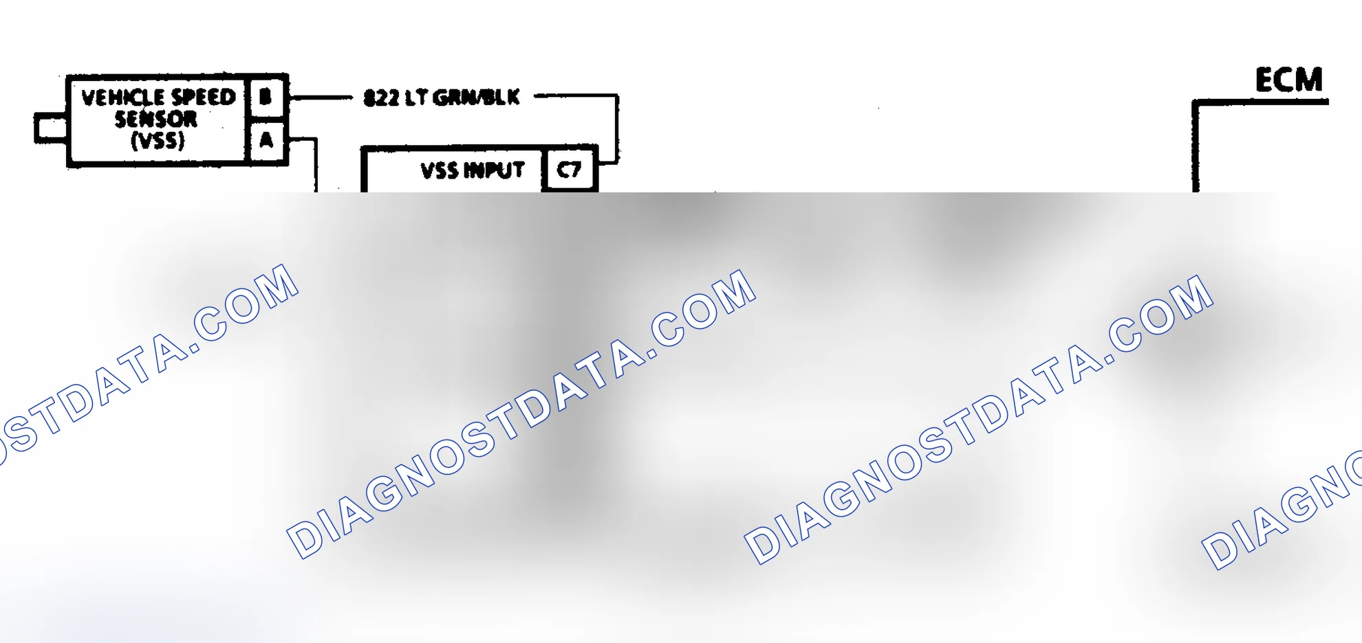 Scheme 189: Code 24 Schematic ("C" & "K" Series 5.7L M/T) Vehicle Speed Sensor