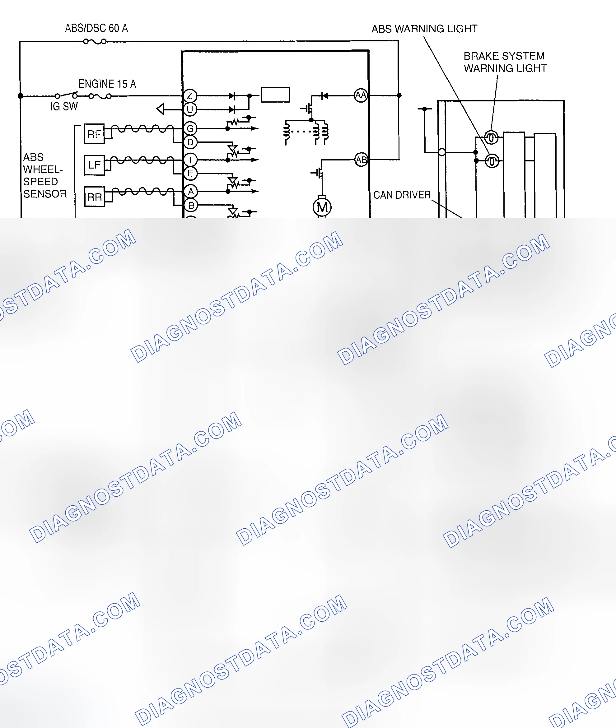 Scheme 86: ABS SYSTEM DIAGRAM