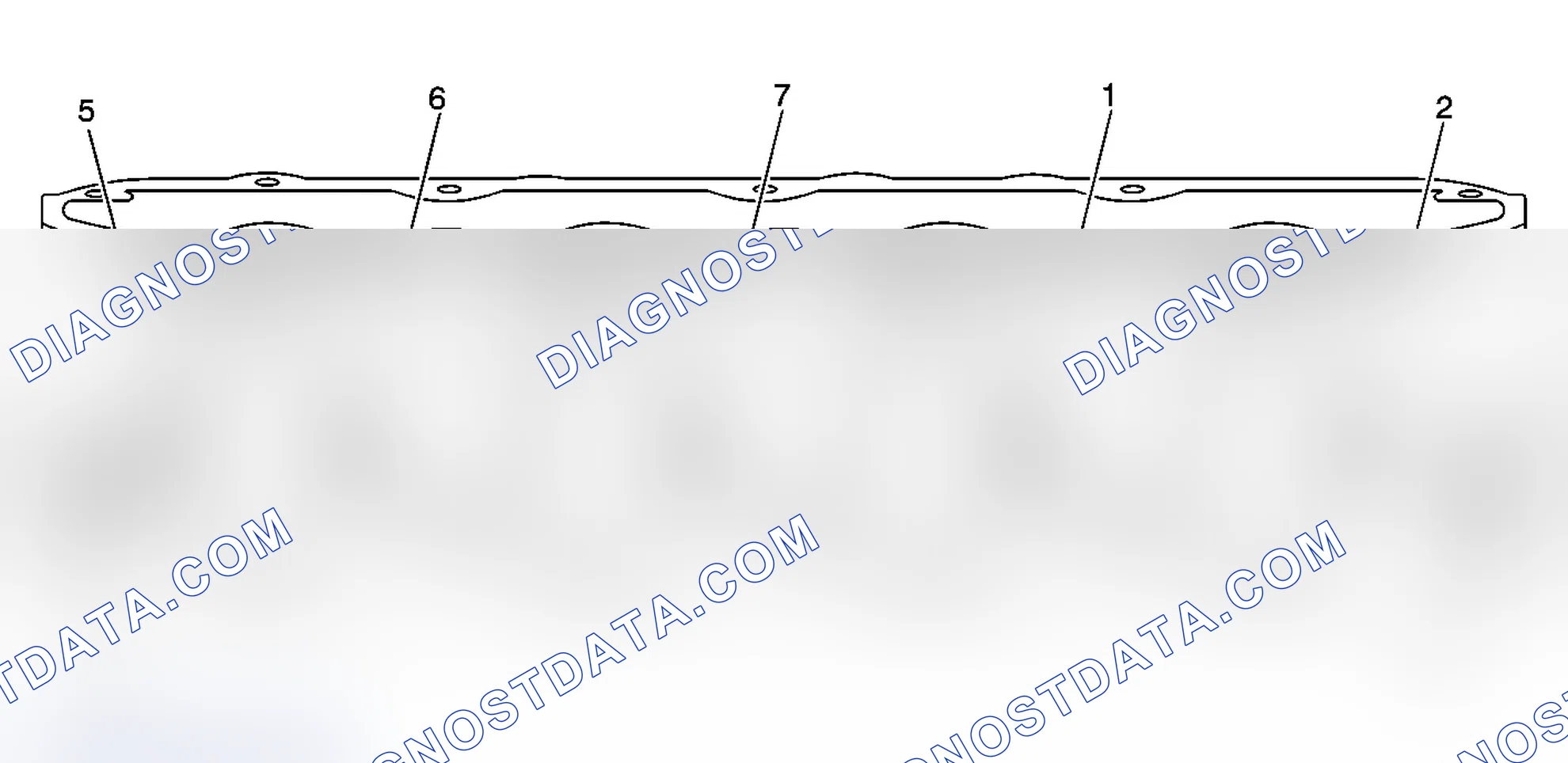 Scheme 102: Cylinder Head - Intake Manifold Deck View