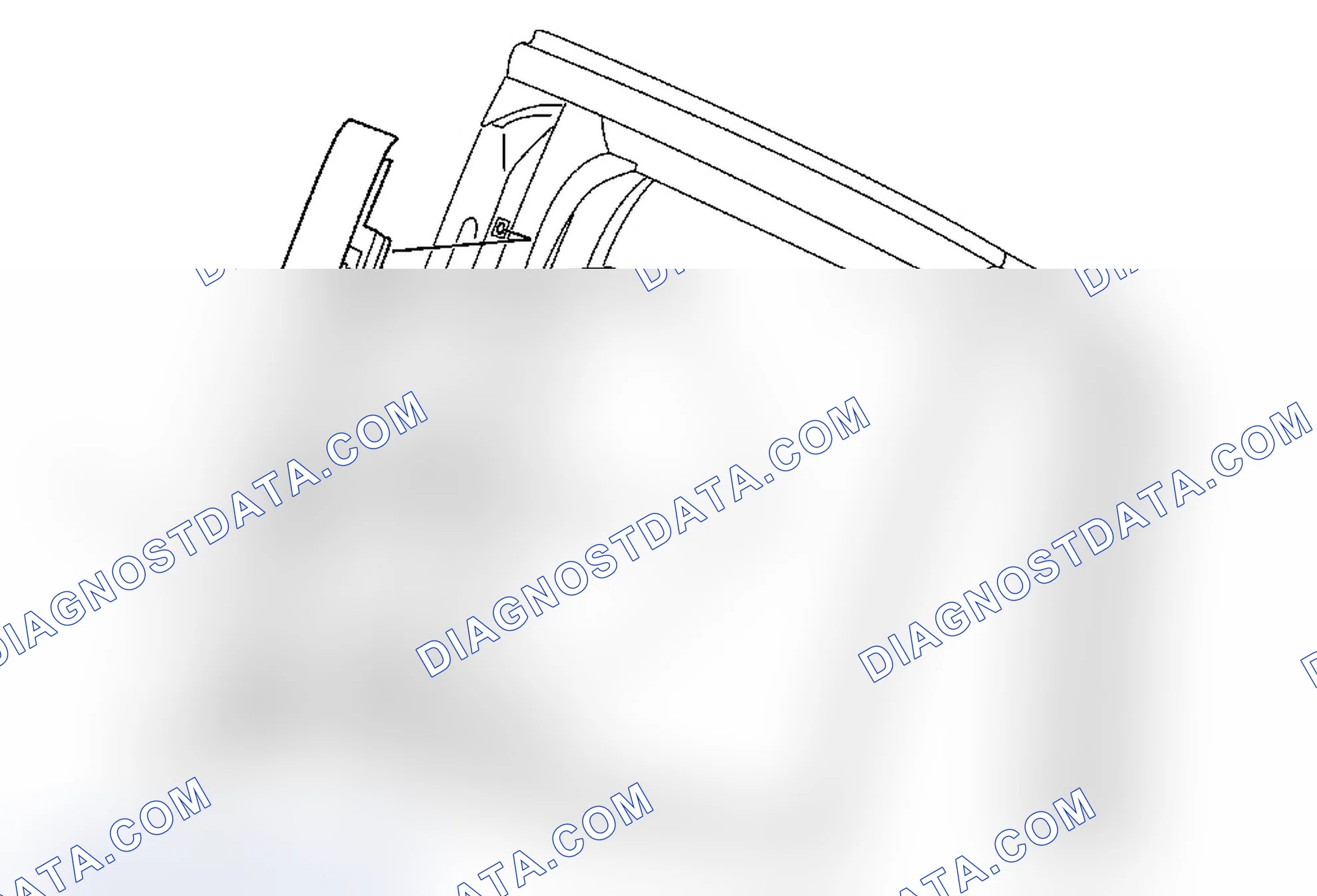 Scheme 10: Rear Side Door Window Frame Front Cover Replacement