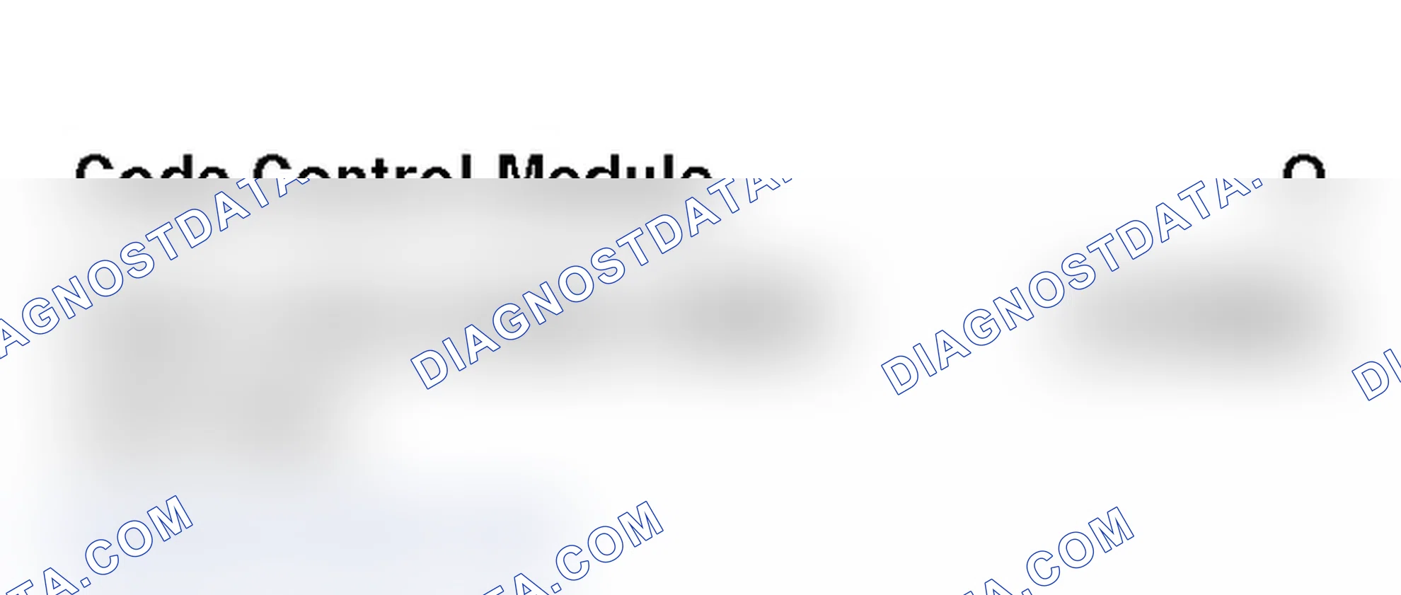 On Board Diagnostic (OBD) - Up to 2000