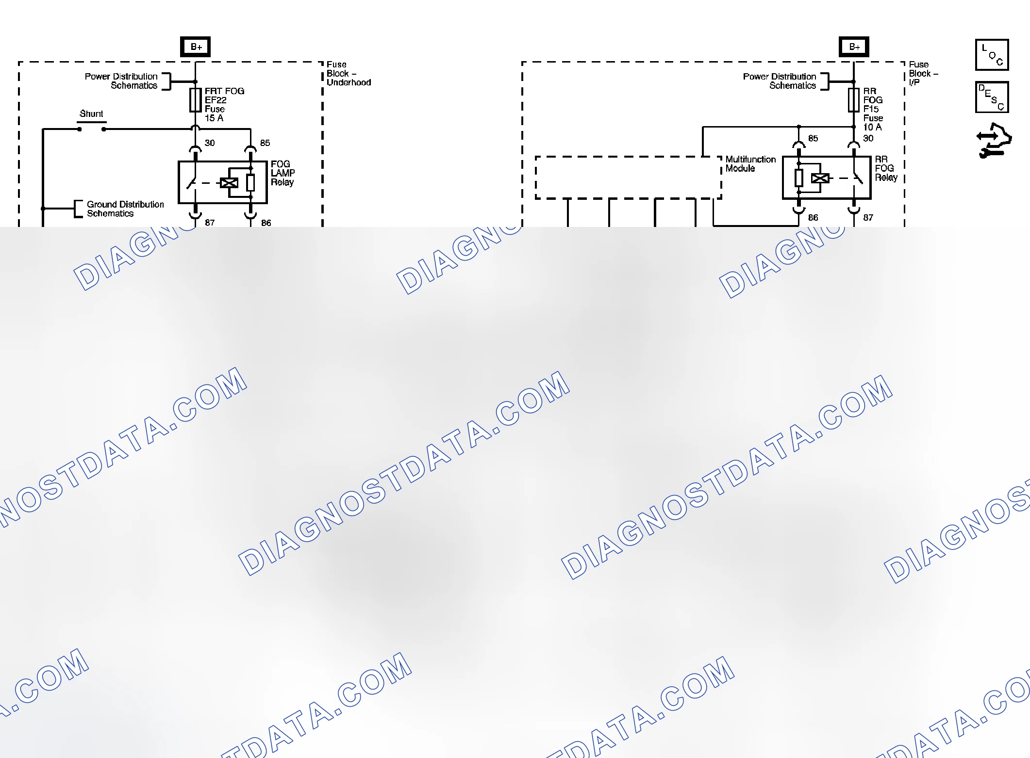 Scheme 6: Fog Lights Schematics (Notchback)