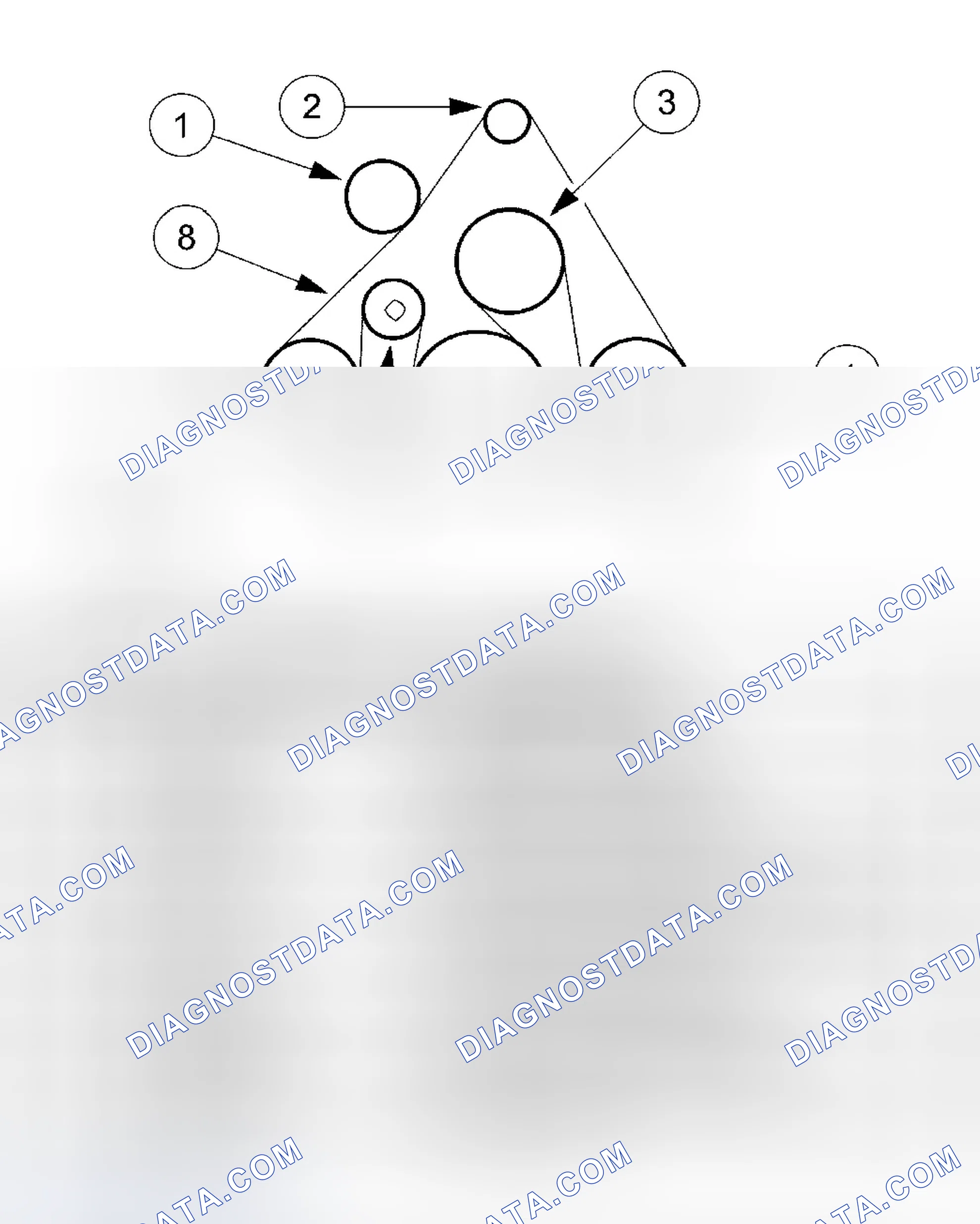 Scheme 12: Drive Belt Routing - 4.6L, 5.4L, 6.8L With A/C