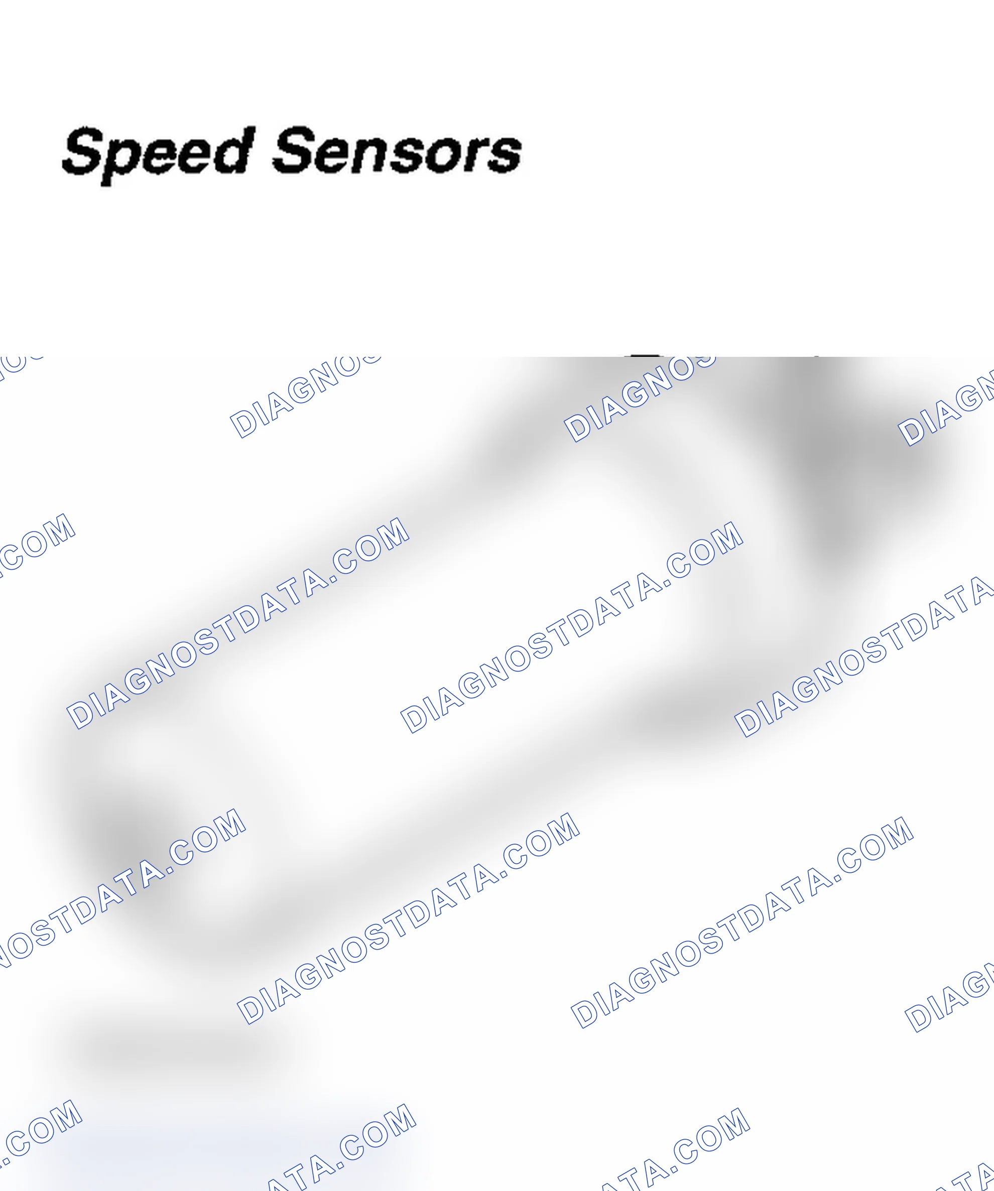 Scheme 42: Transmission Speed Sensors