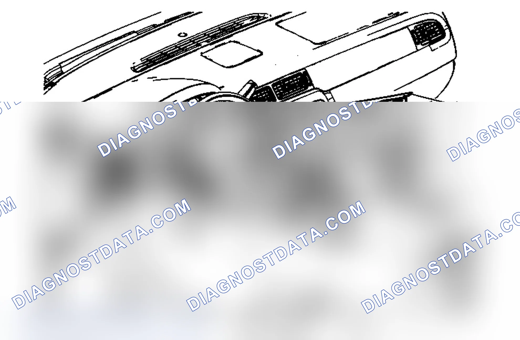 Scheme 182: Floor Console Bezel Replacement (Except Cadillac)