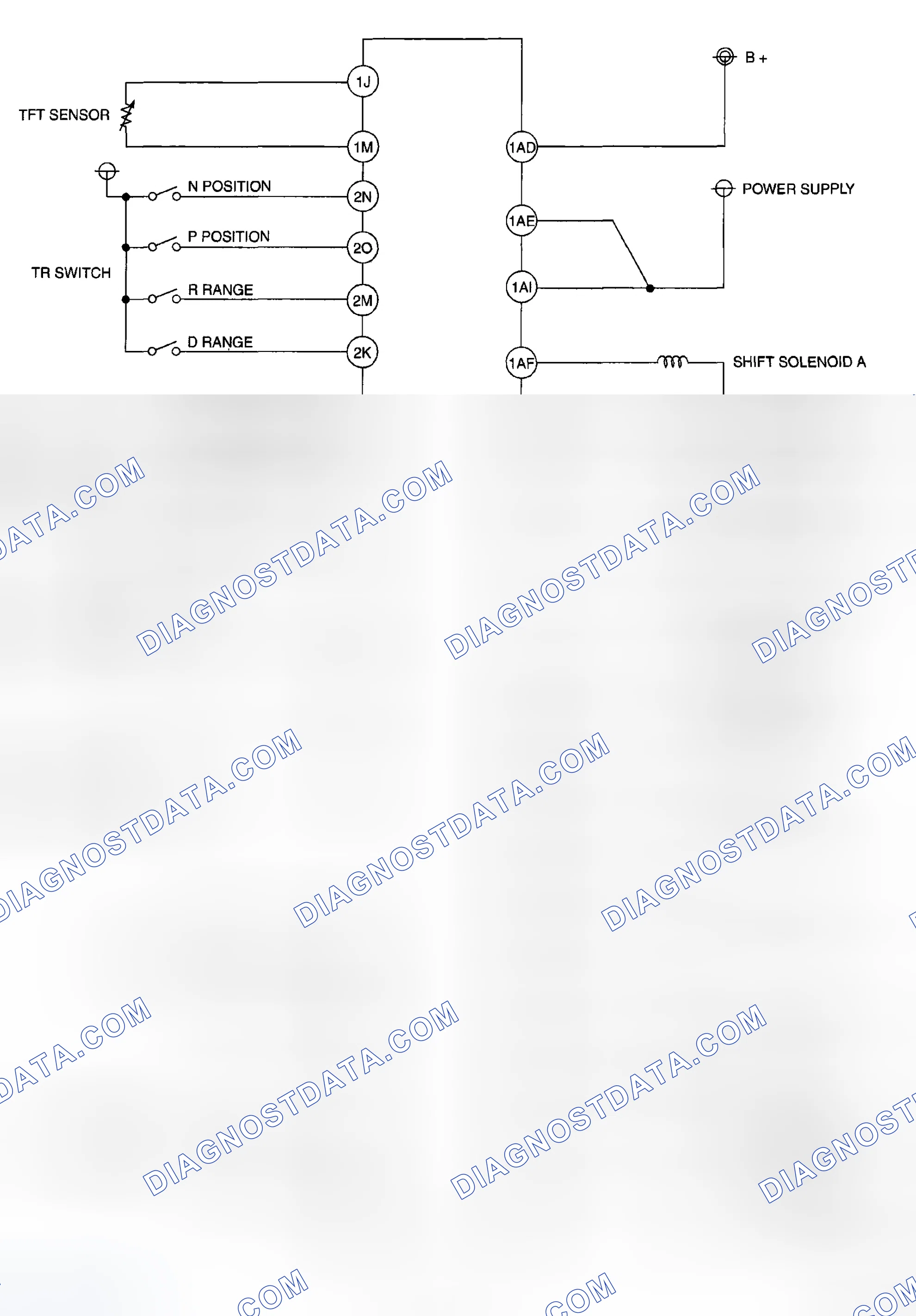 Scheme 1: AUTOMATIC TRANSMISSION CONTROL SYSTEM WIRING DIAGRAM [SJ6A-EL]