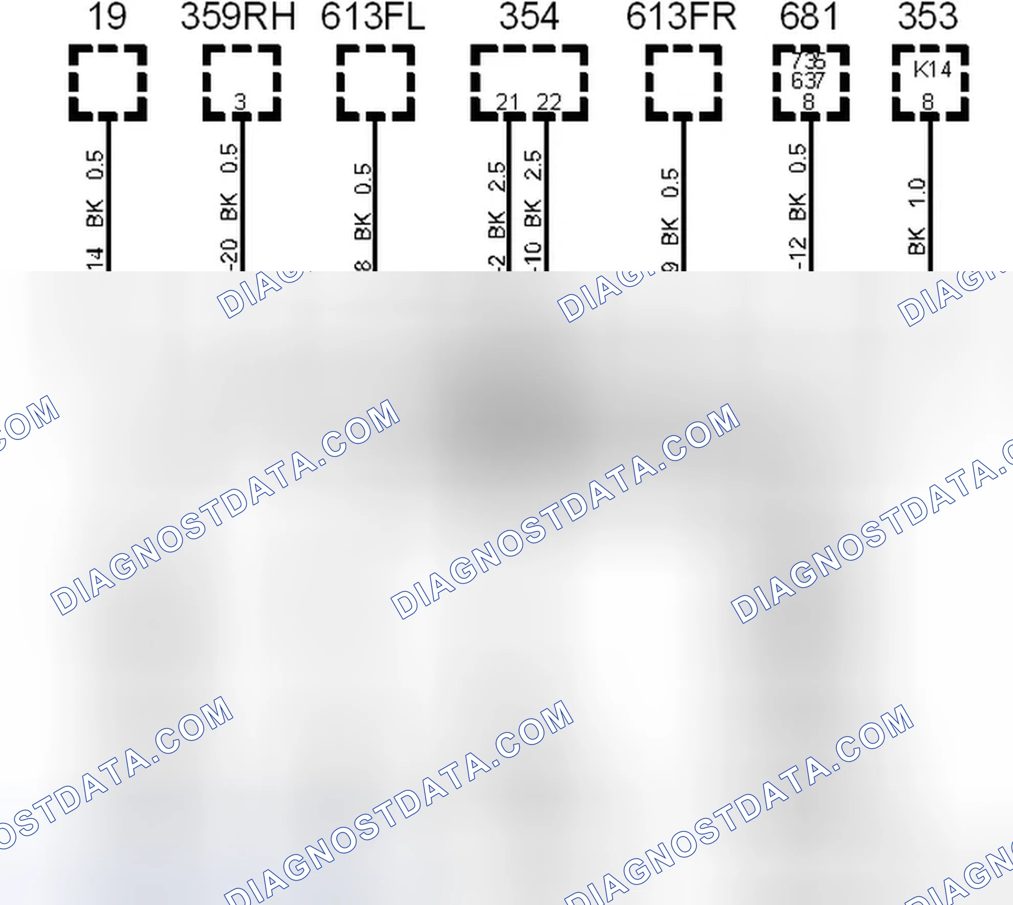 Scheme 183: Crimp connection J46, instrument harness