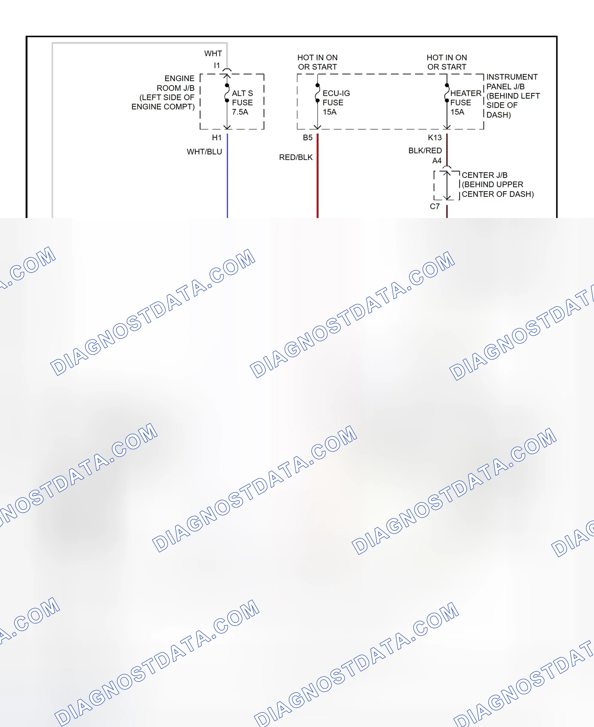 Scheme 8: Charging System Wiring Diagram (Highlander)