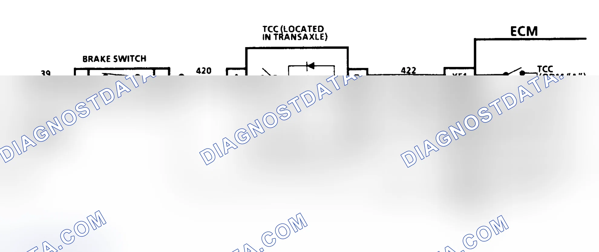 Scheme 180: CODE 38, BRAKE SWITCH CIRCUIT - 3.3L & 3.8L