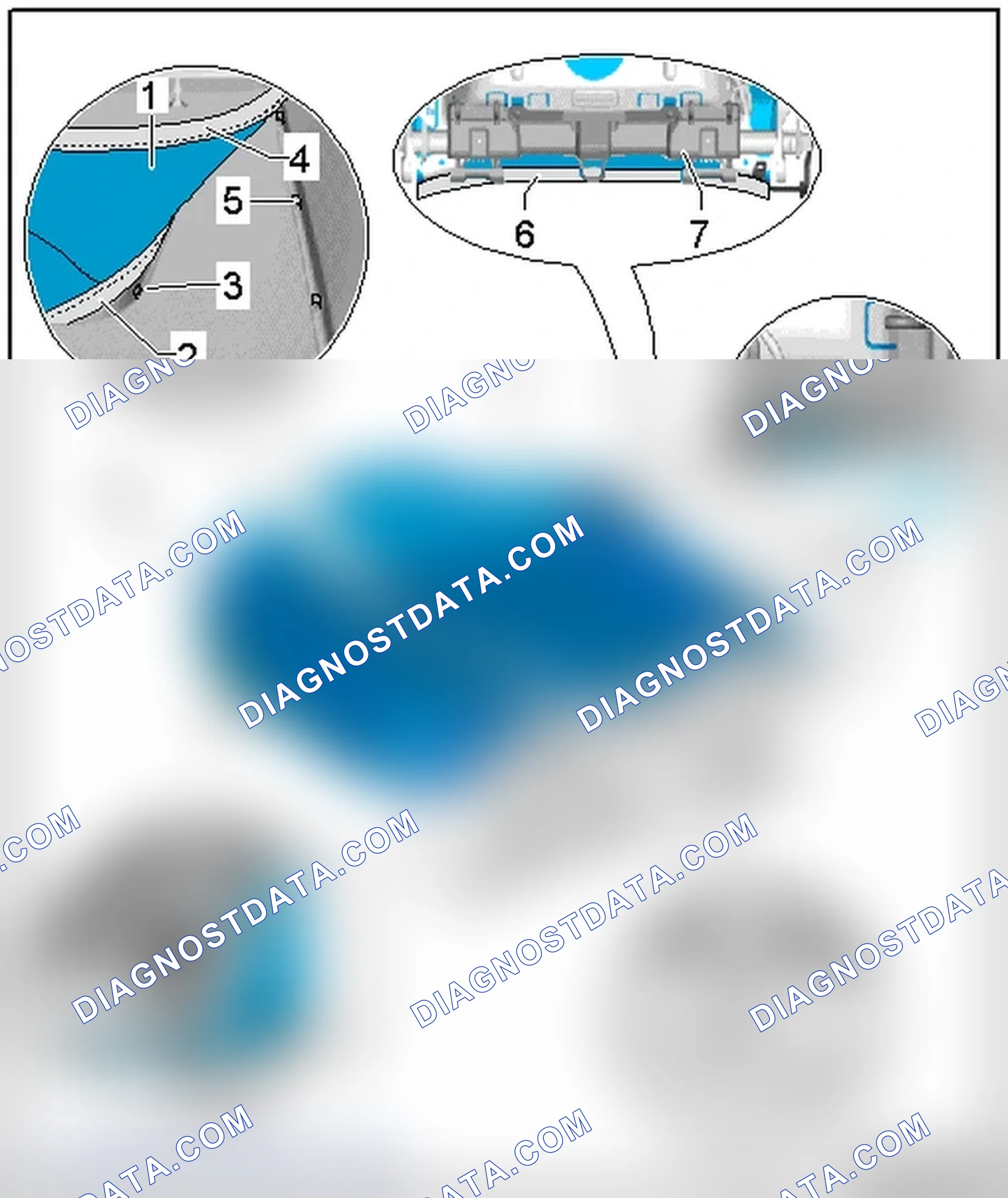 Scheme 639: COVER AND PADDING OVERVIEW, LOWER SEAT FRAME WITHOUT SEAT DEPTH ADJUSTER