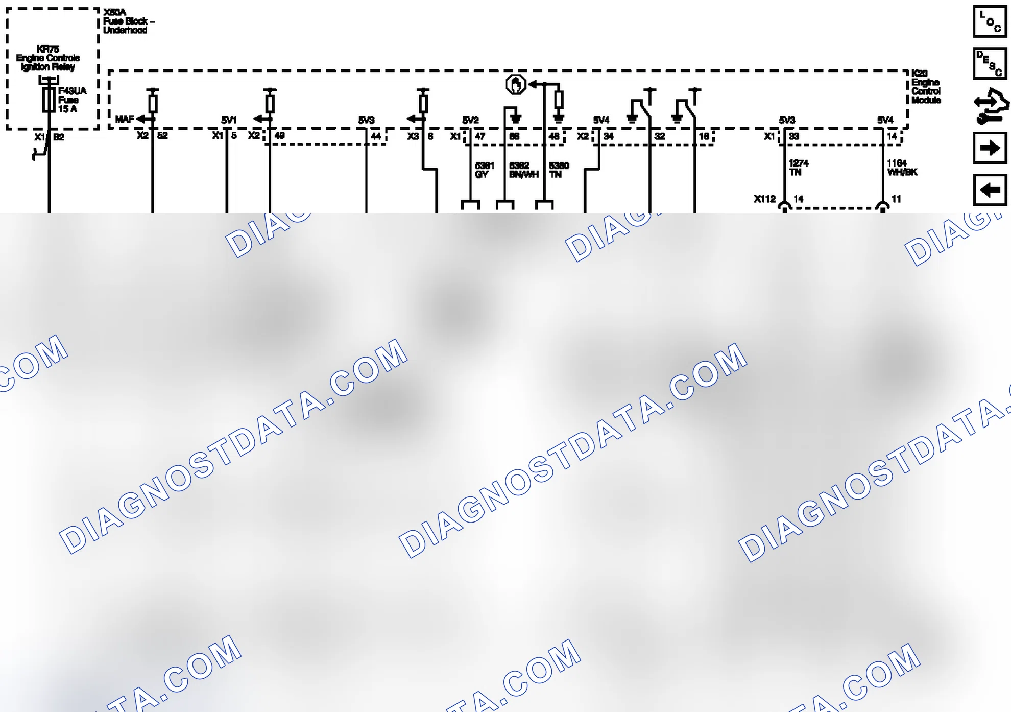 Scheme 94: Engine Data Sensors - Pressure, Temperature And Throttle Controls