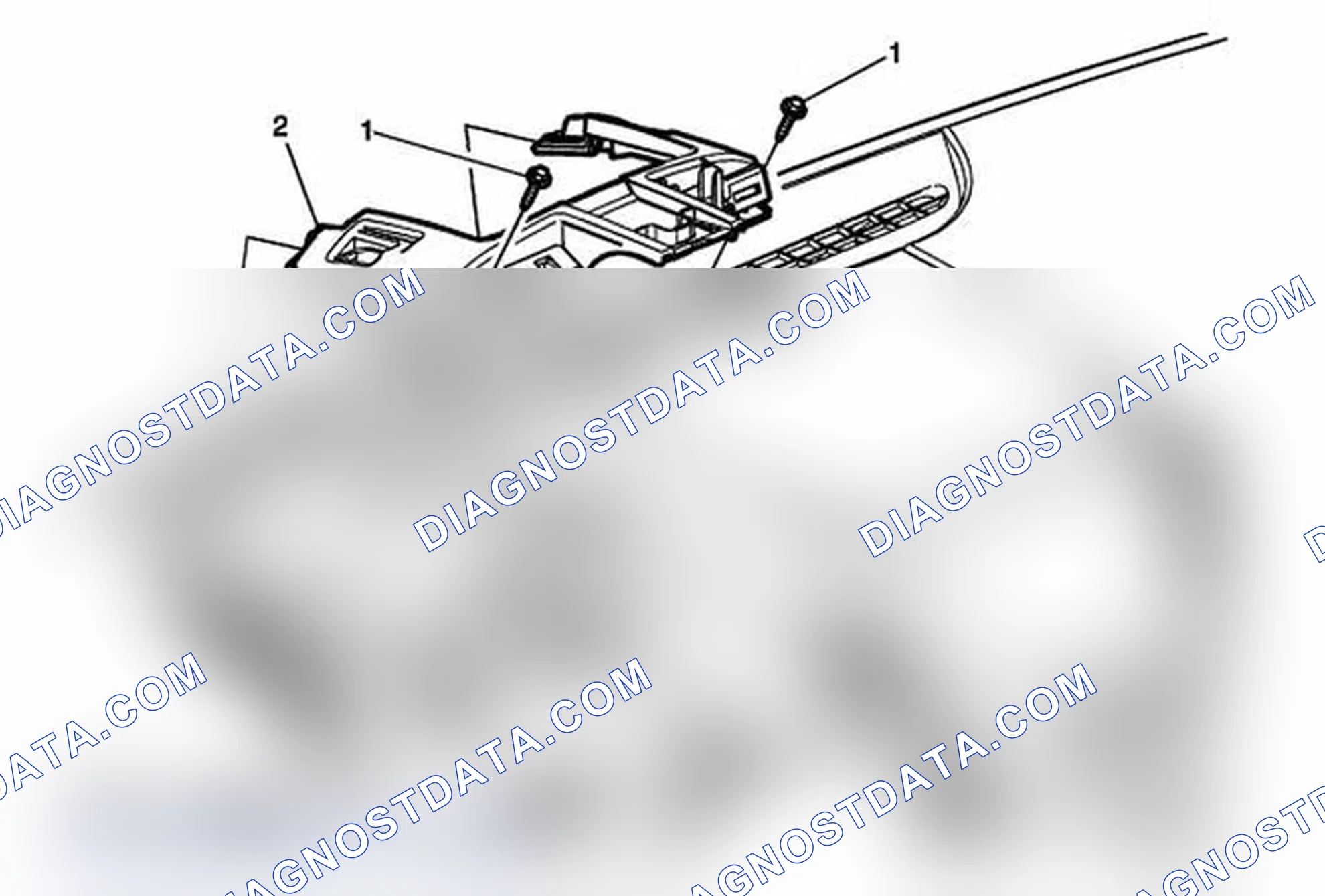 Scheme 107: Instrument Panel Cluster Trim Plate Replacement (With UV6)